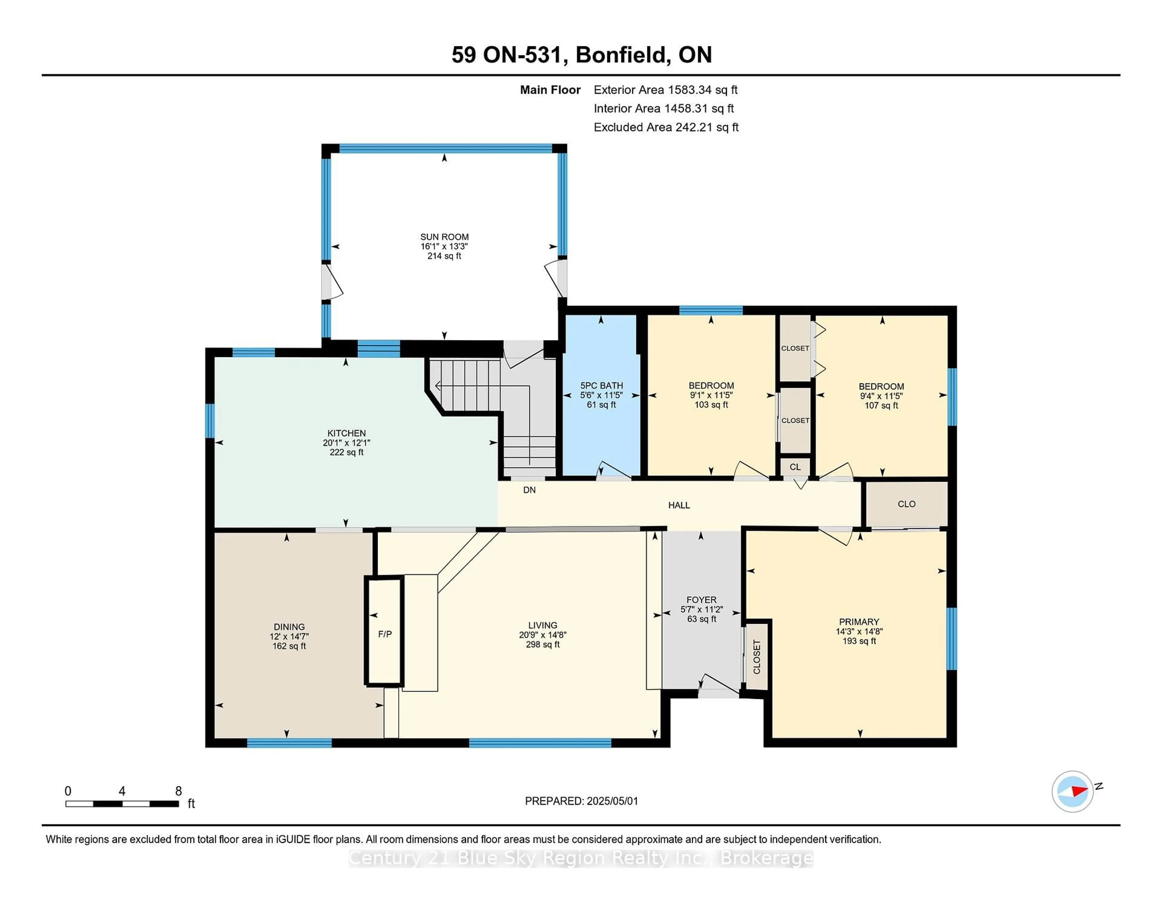Floor plan for 59 HIGHWAY 531 N/A, Bonfield Ontario P0H 1E0