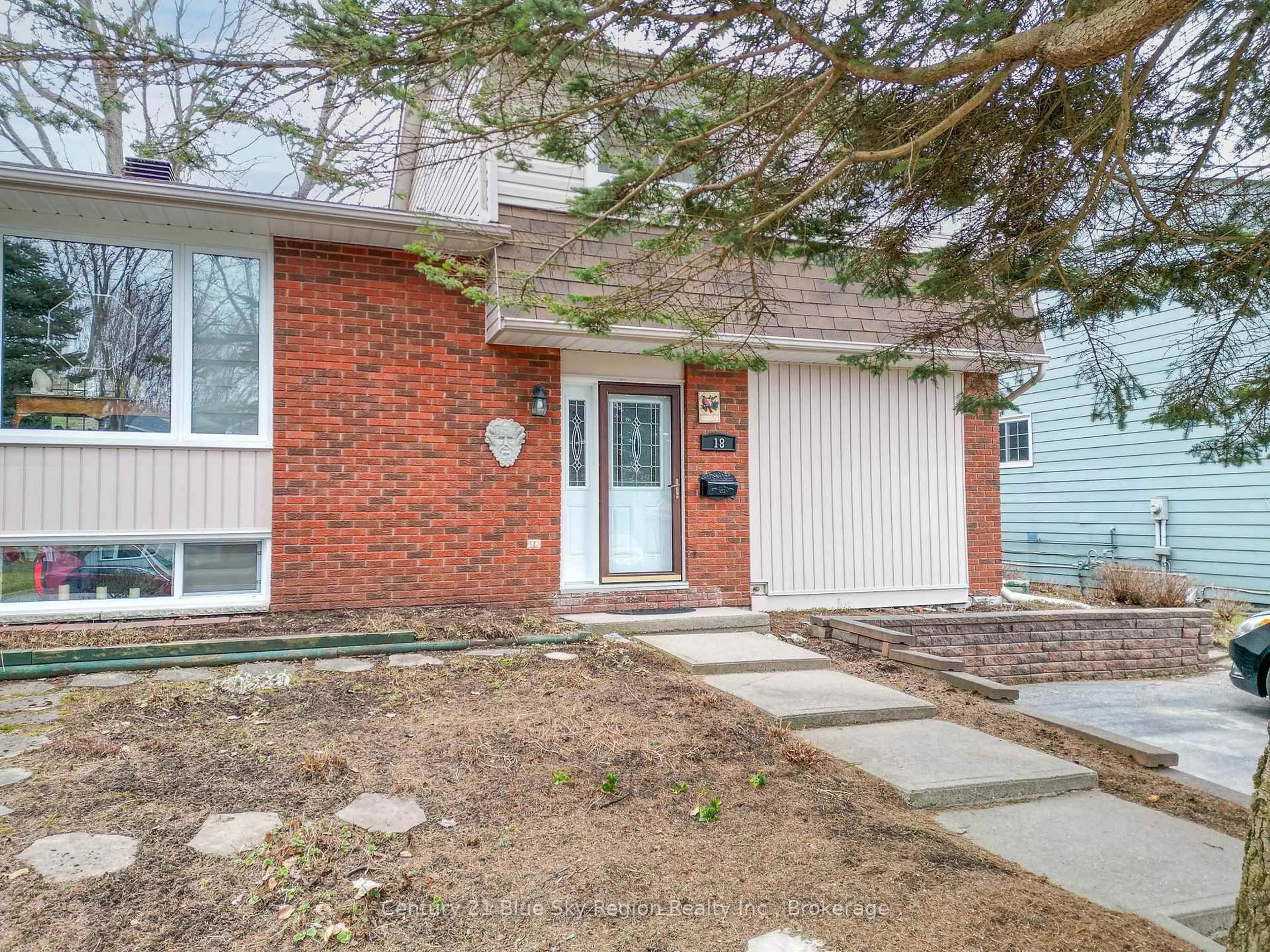 Home with brick exterior material, street for 18 Whippletree Dr, North Bay Ontario P1C 1B8