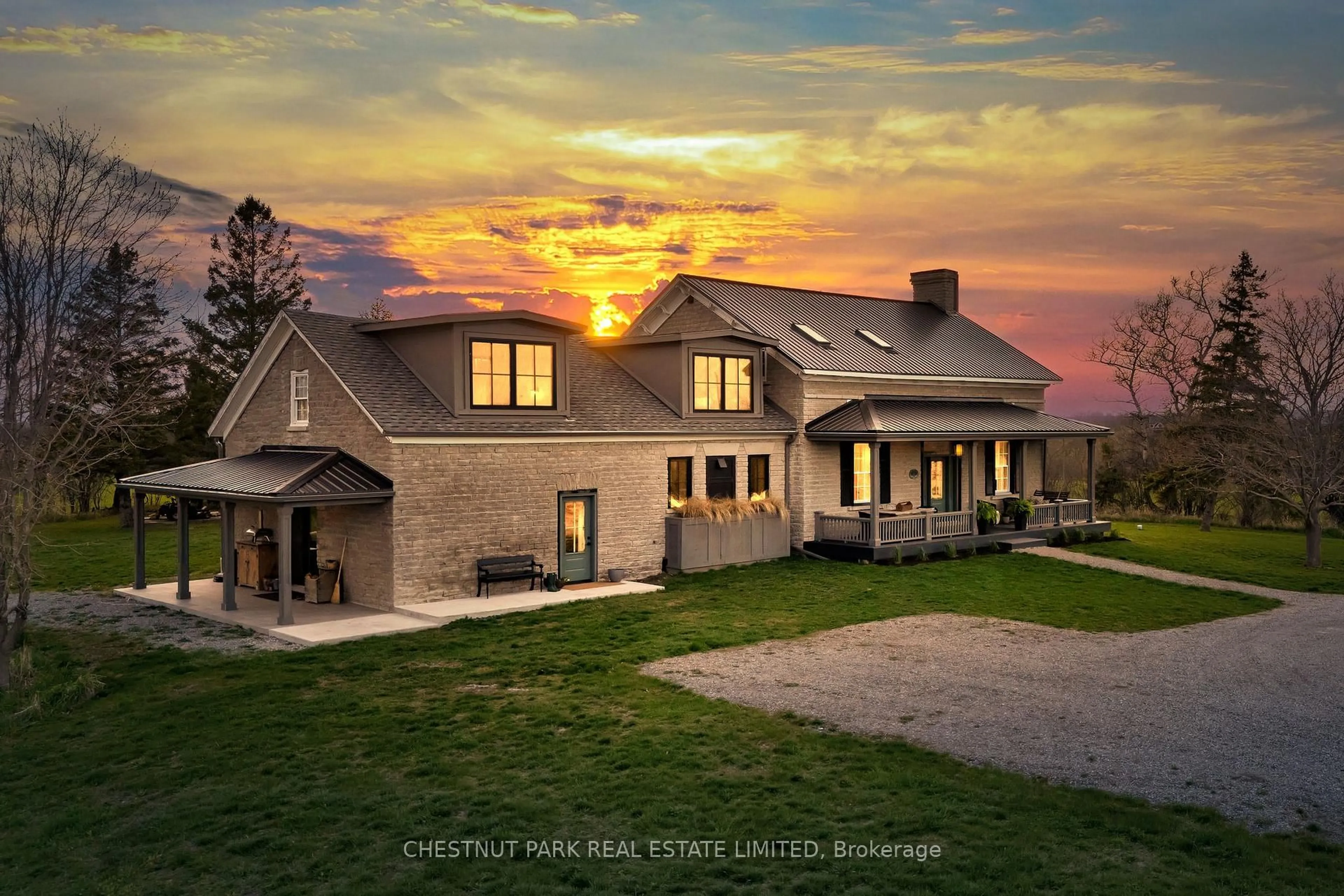 A pic from outside/outdoor area/front of a property/back of a property/a pic from drone, unknown for 60 Bakker Rd, Prince Edward County Ontario K0K 2J0