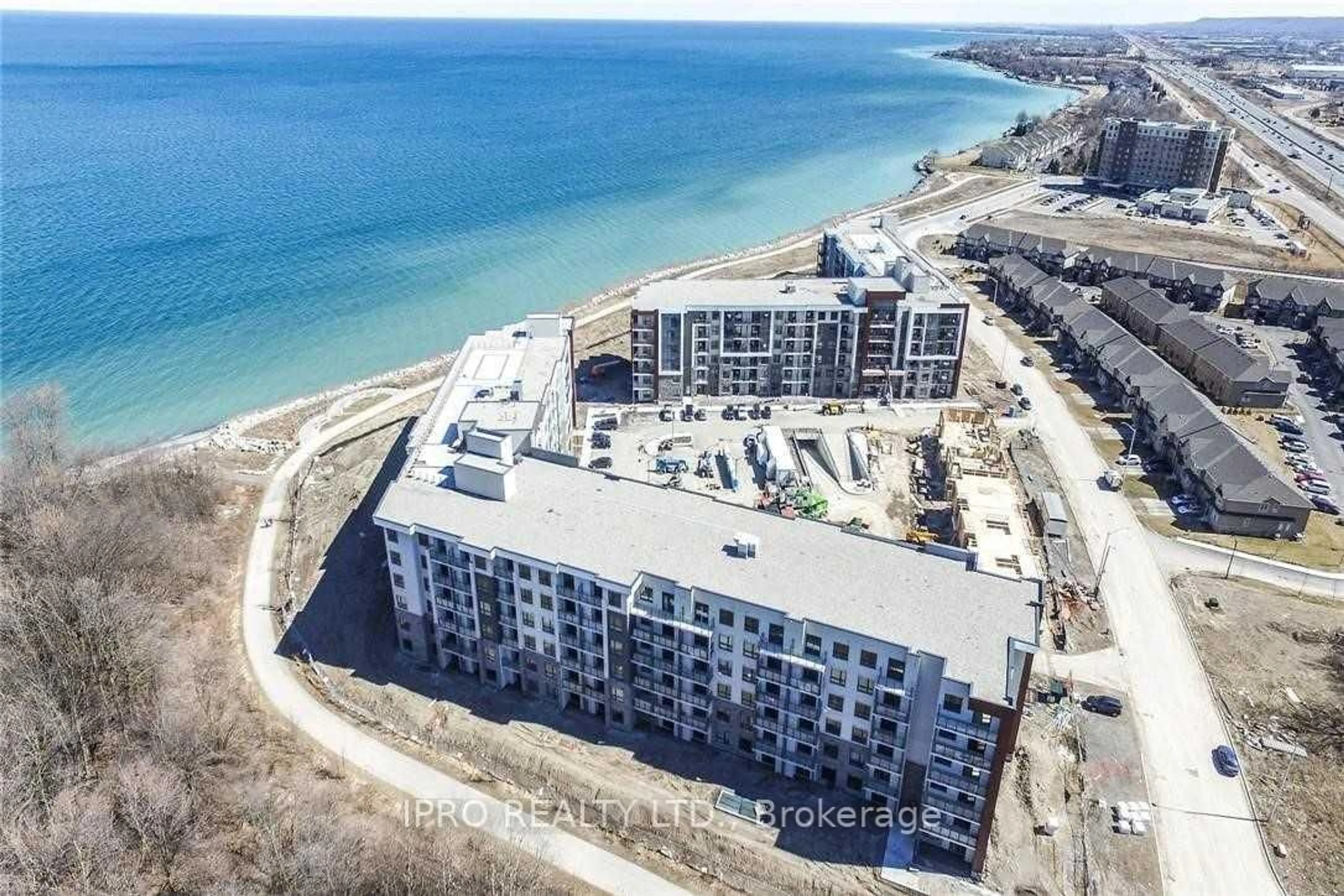 A pic from outside/outdoor area/front of a property/back of a property/a pic from drone, water/lake/river/ocean view for 101 Shoreview Pl #326, Hamilton Ontario L8E 0K2