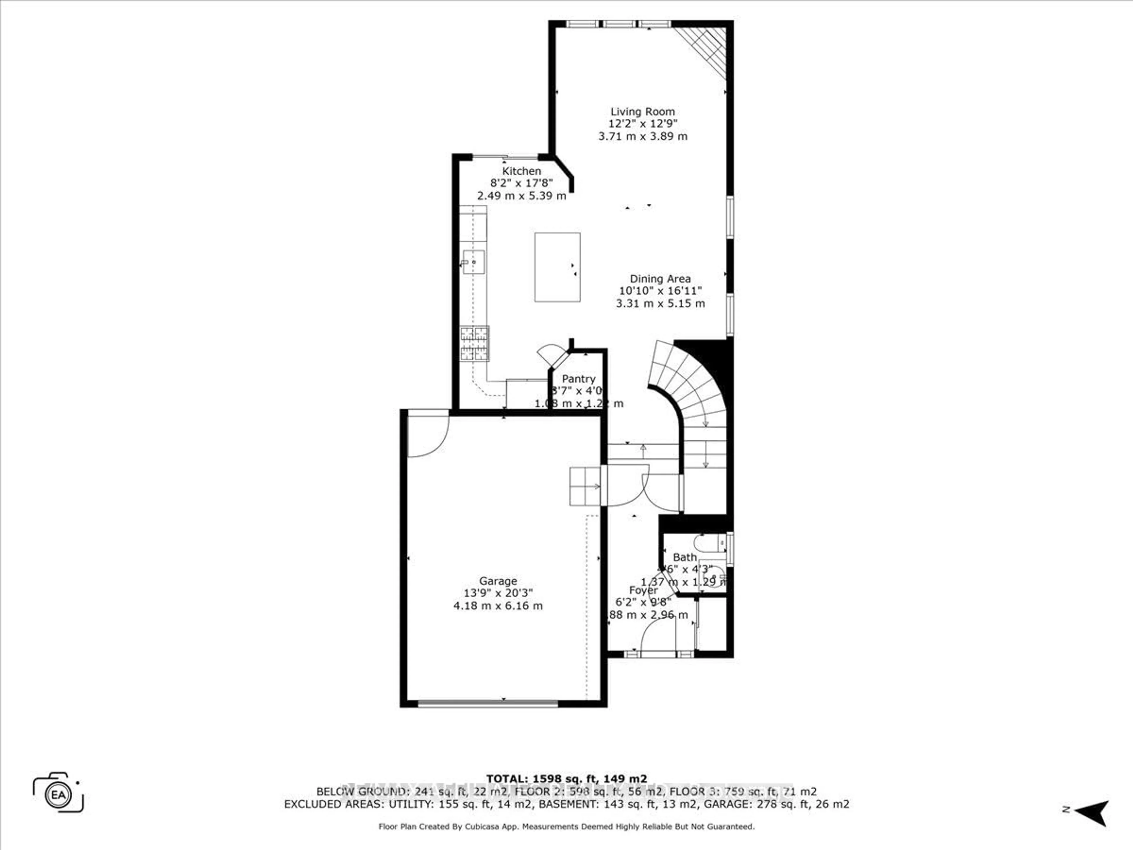 Floor plan for 980 Lucille Way, Ottawa Ontario K4A 4J2
