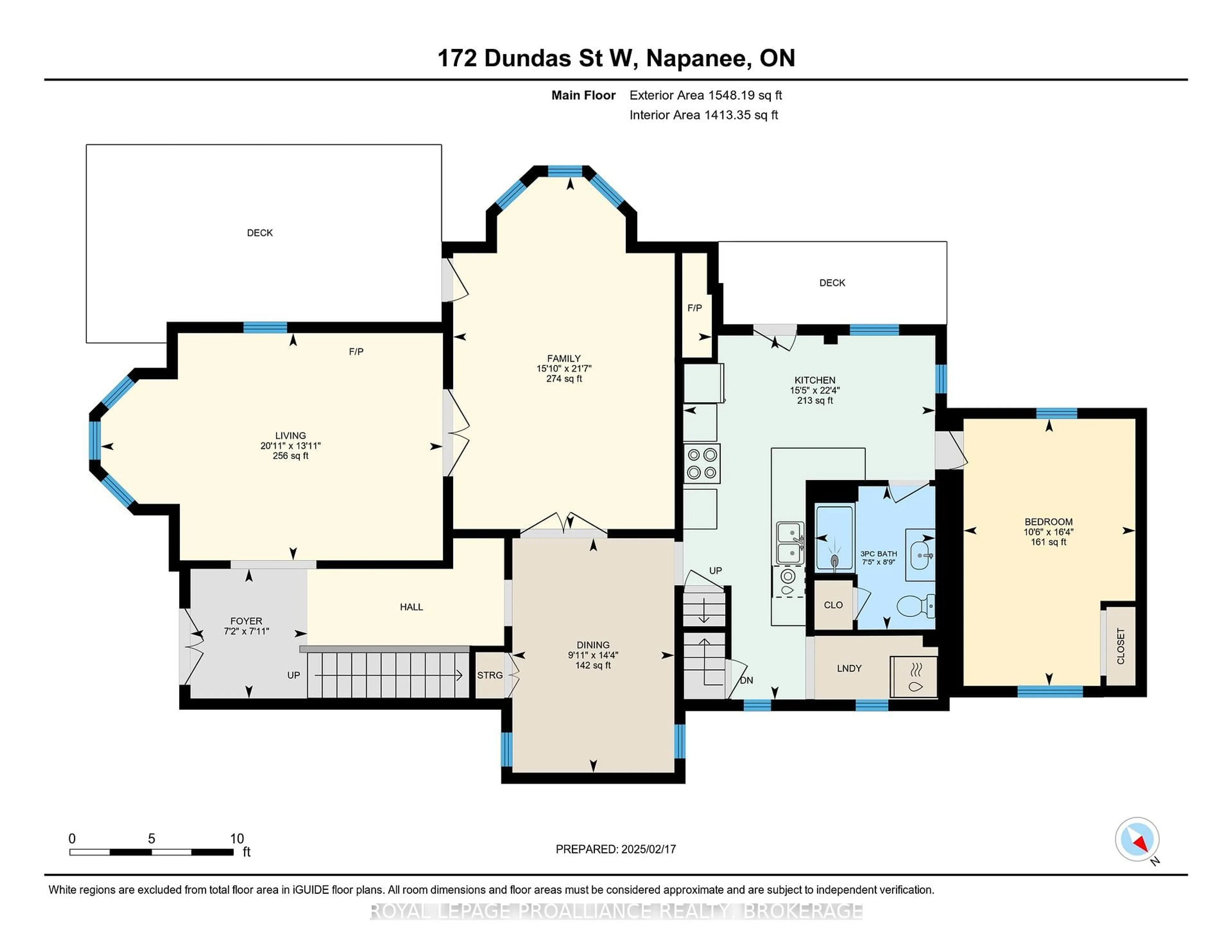 Floor plan for 172 Dundas St, Greater Napanee Ontario K7R 2A4