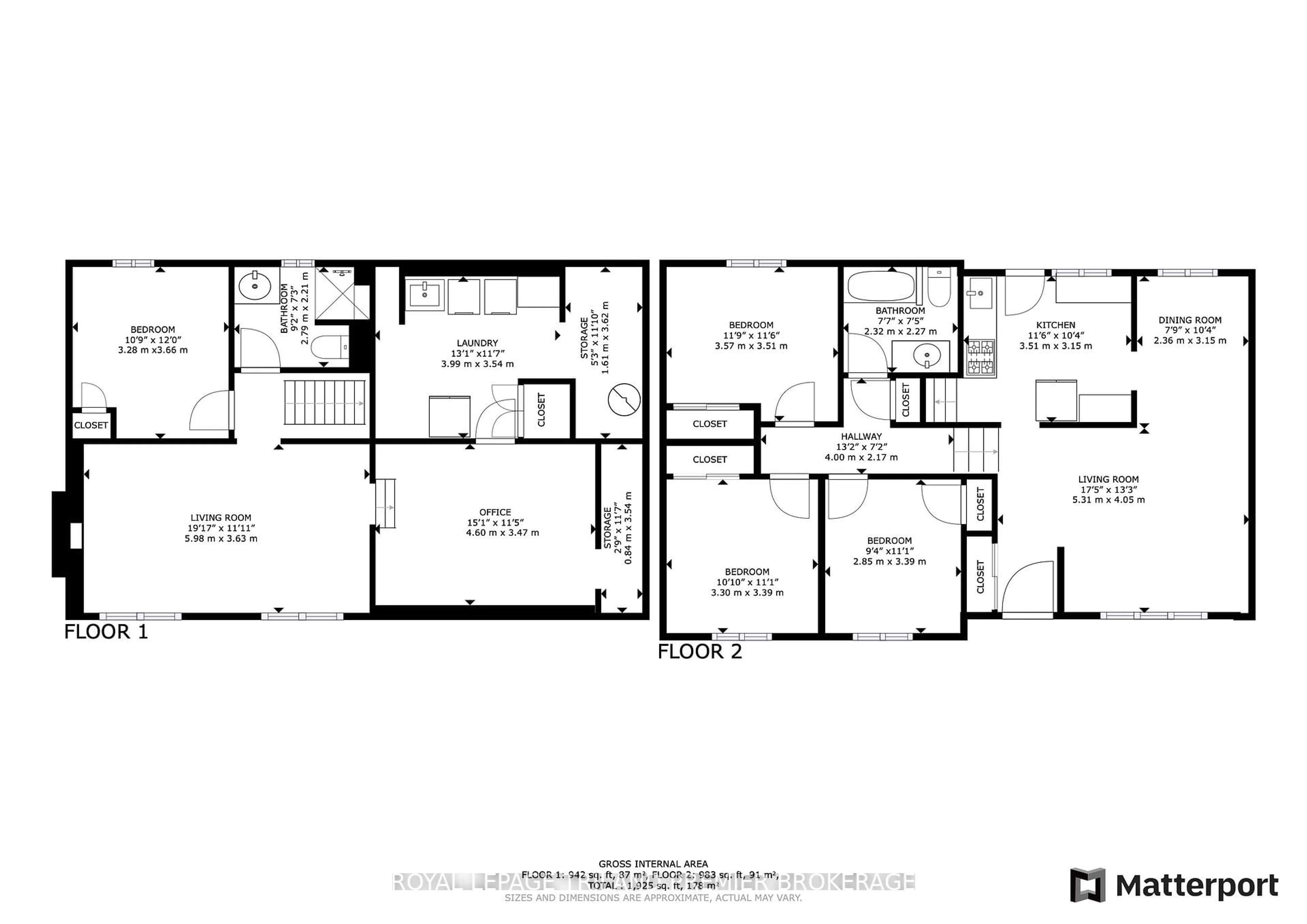 Floor plan for 19 Curtis Ave, London South Ontario N5Z 4E9