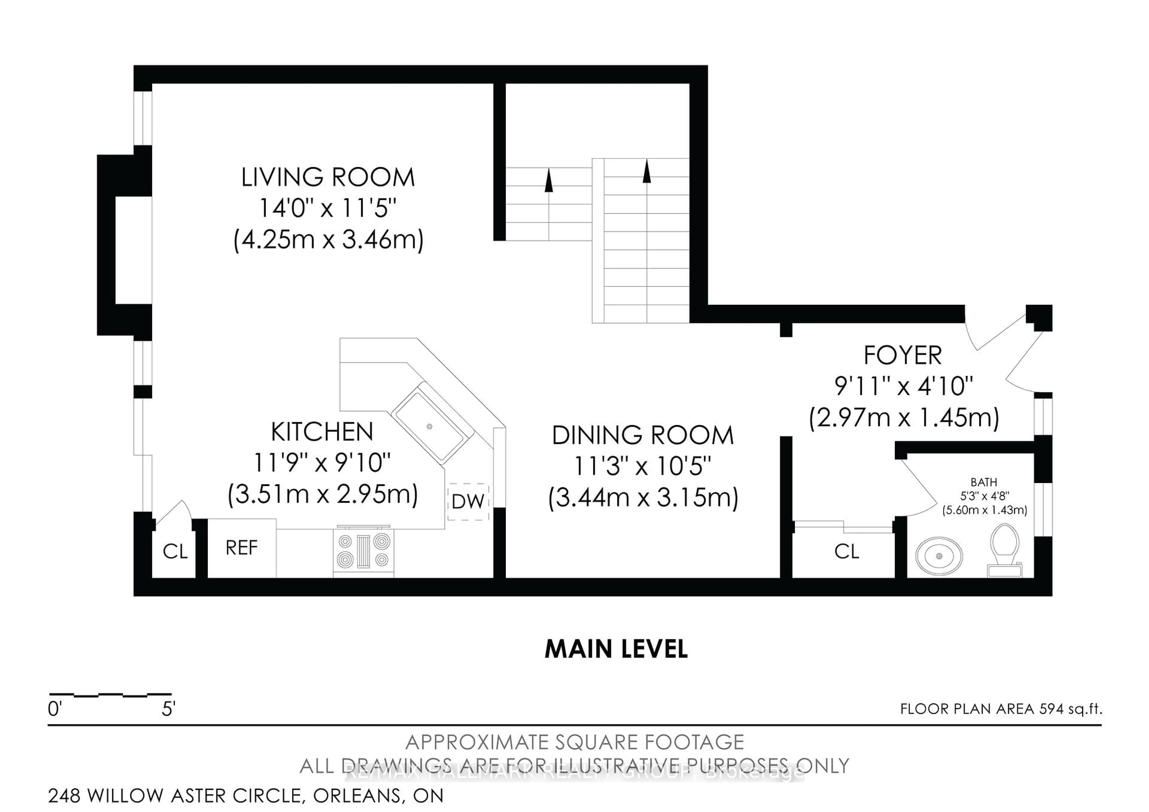 Floor plan for 248 Willow Aster Circ, Ottawa Ontario K4A 1C7