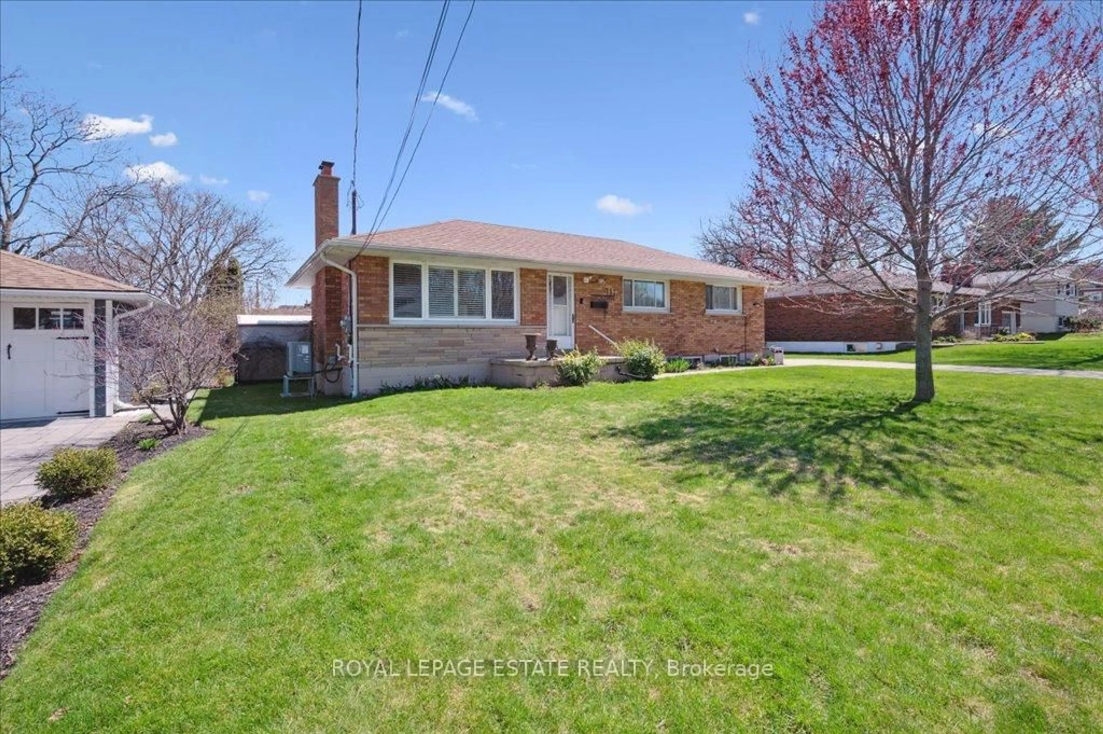 Home with brick exterior material, street for 111 Leitch Dr, Grimsby Ontario L3M 2T9