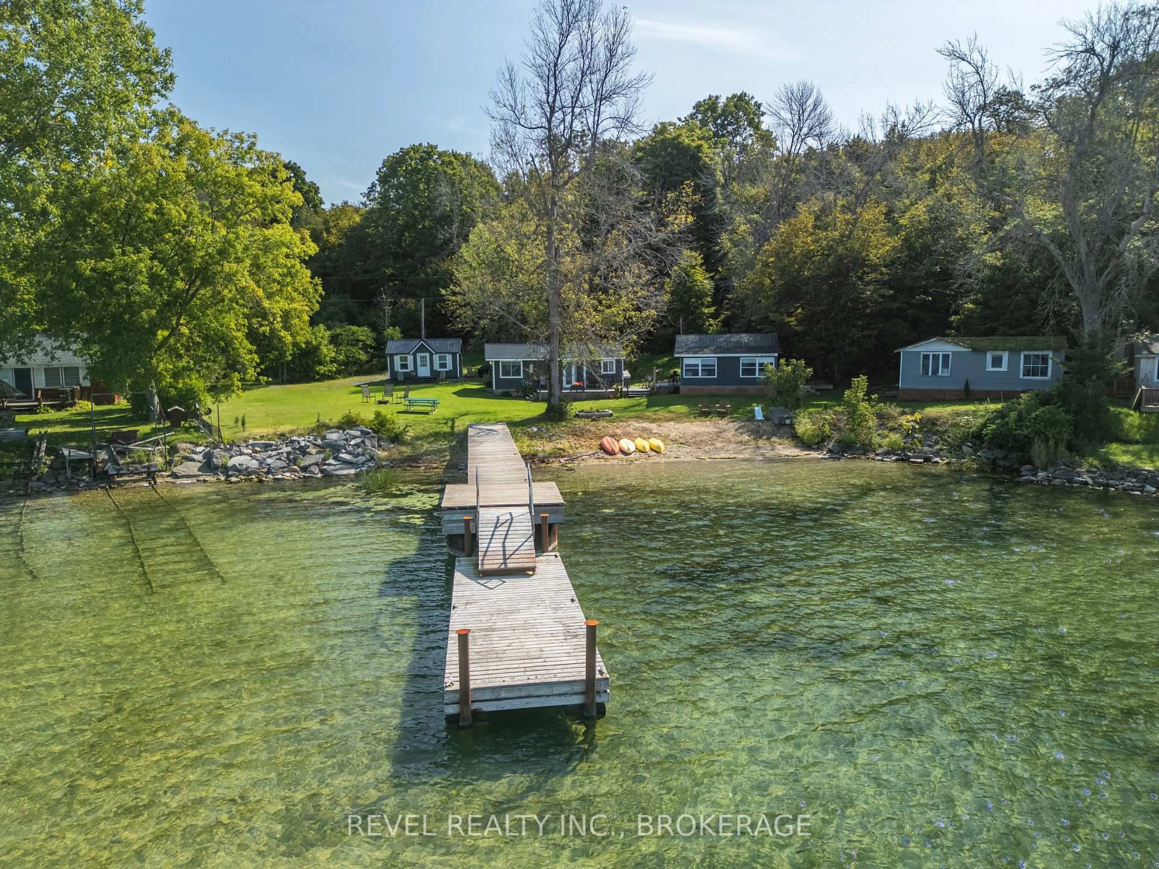 A pic from outside/outdoor area/front of a property/back of a property/a pic from drone, water/lake/river/ocean view for 178 Alarie Lane, Wolfe Island Ontario K0H 2Y0