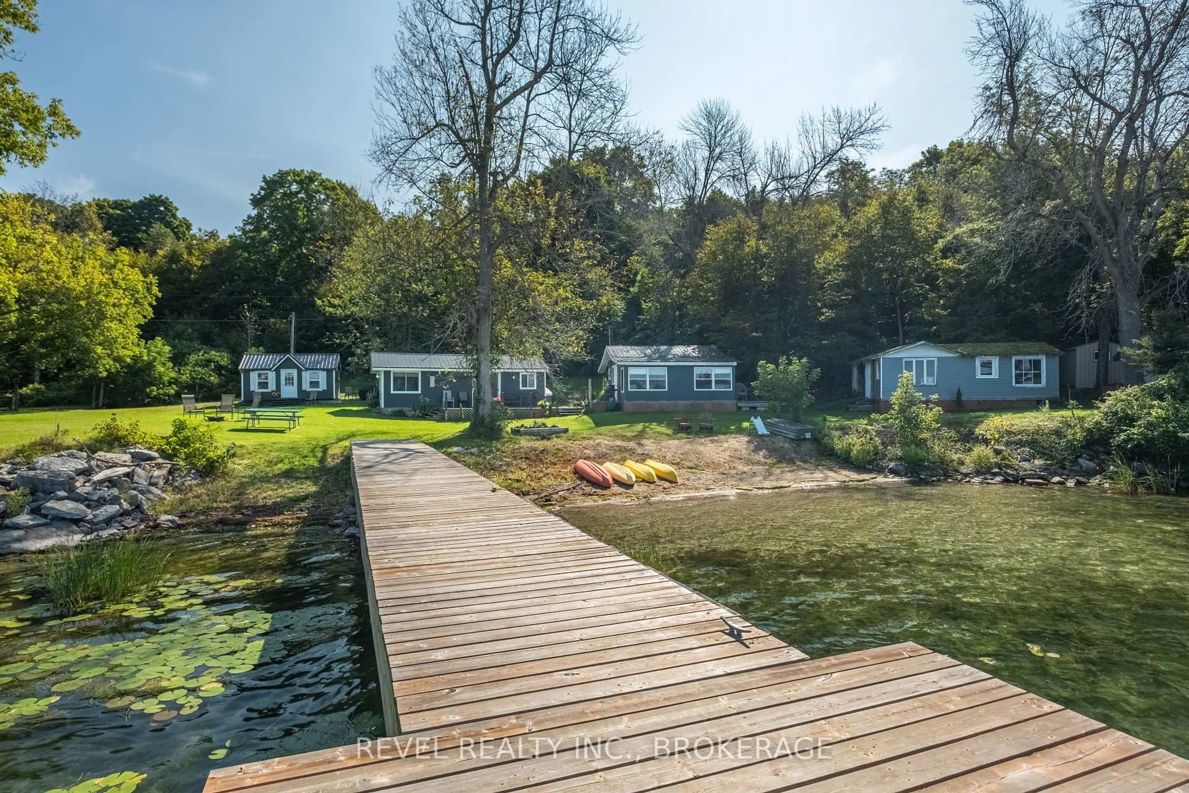 A pic from outside/outdoor area/front of a property/back of a property/a pic from drone, water/lake/river/ocean view for 178 Alarie Lane, Wolfe Island Ontario K0H 2Y0