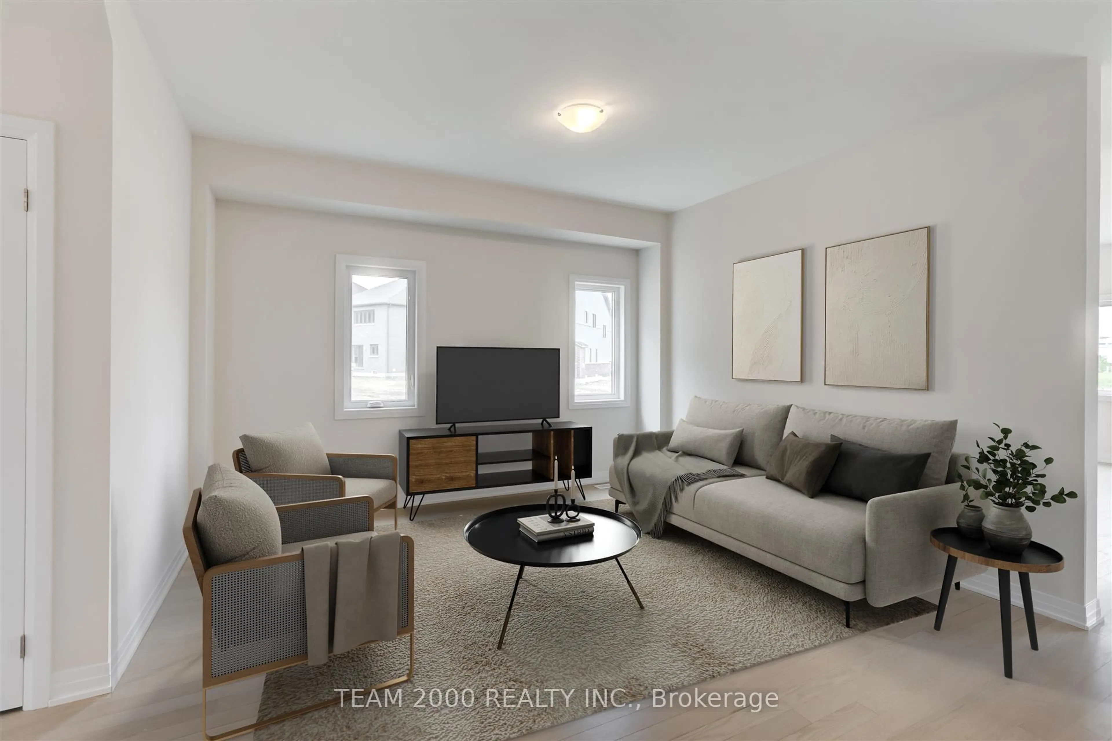 Living room with furniture, unknown for 129 Raftis St, Wellington North Ontario N0G 1A0