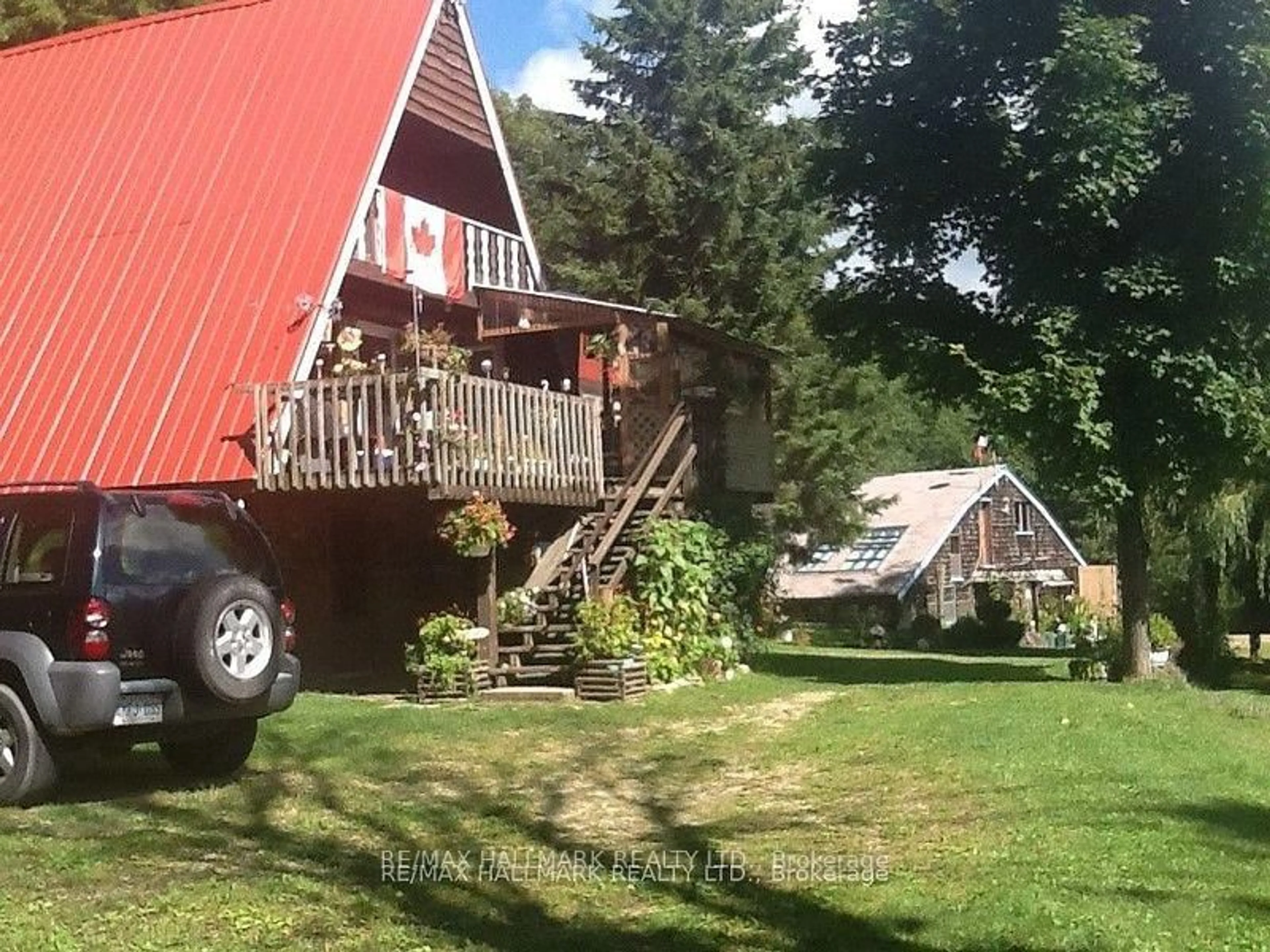 A pic from outside/outdoor area/front of a property/back of a property/a pic from drone, mountain view for 340611 4TH CONCESSION B Rd, Grey Highlands Ontario N0C 1E0