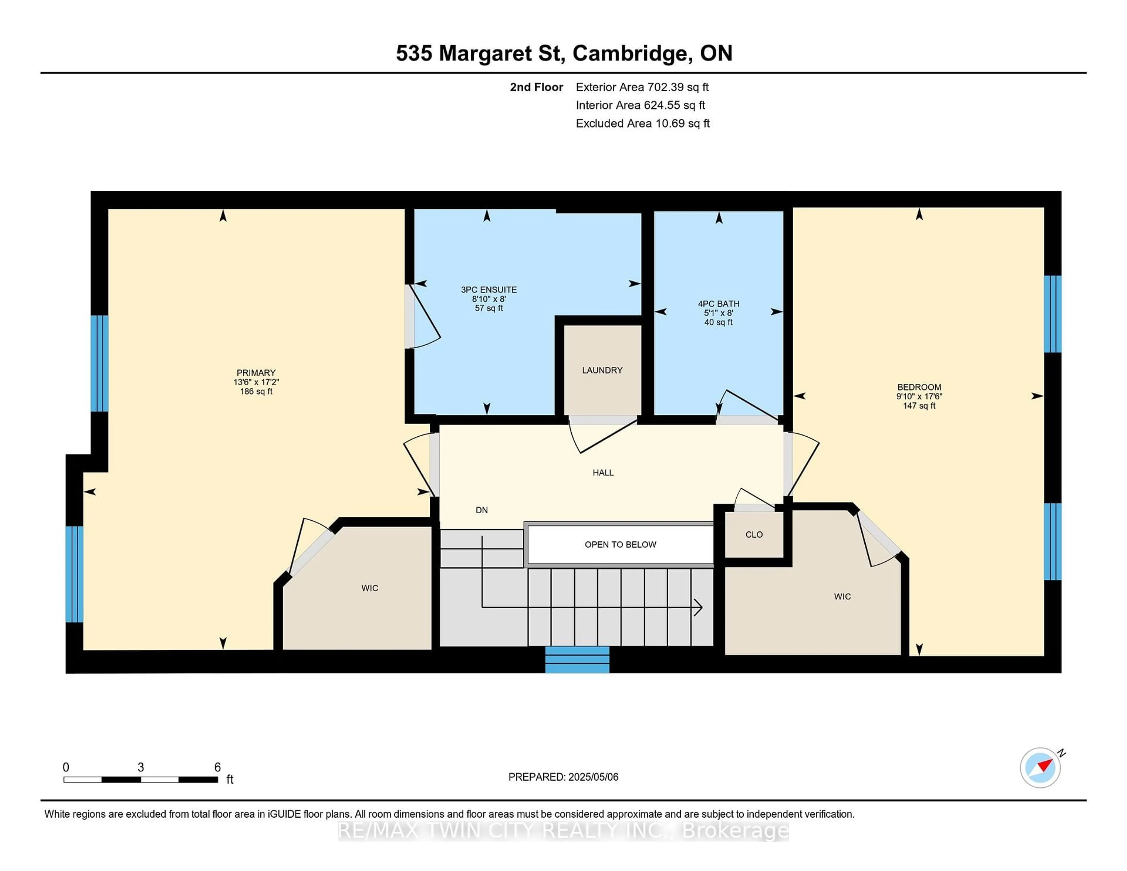 Floor plan for 535 Margaret St #6, Cambridge Ontario N3H 0A5