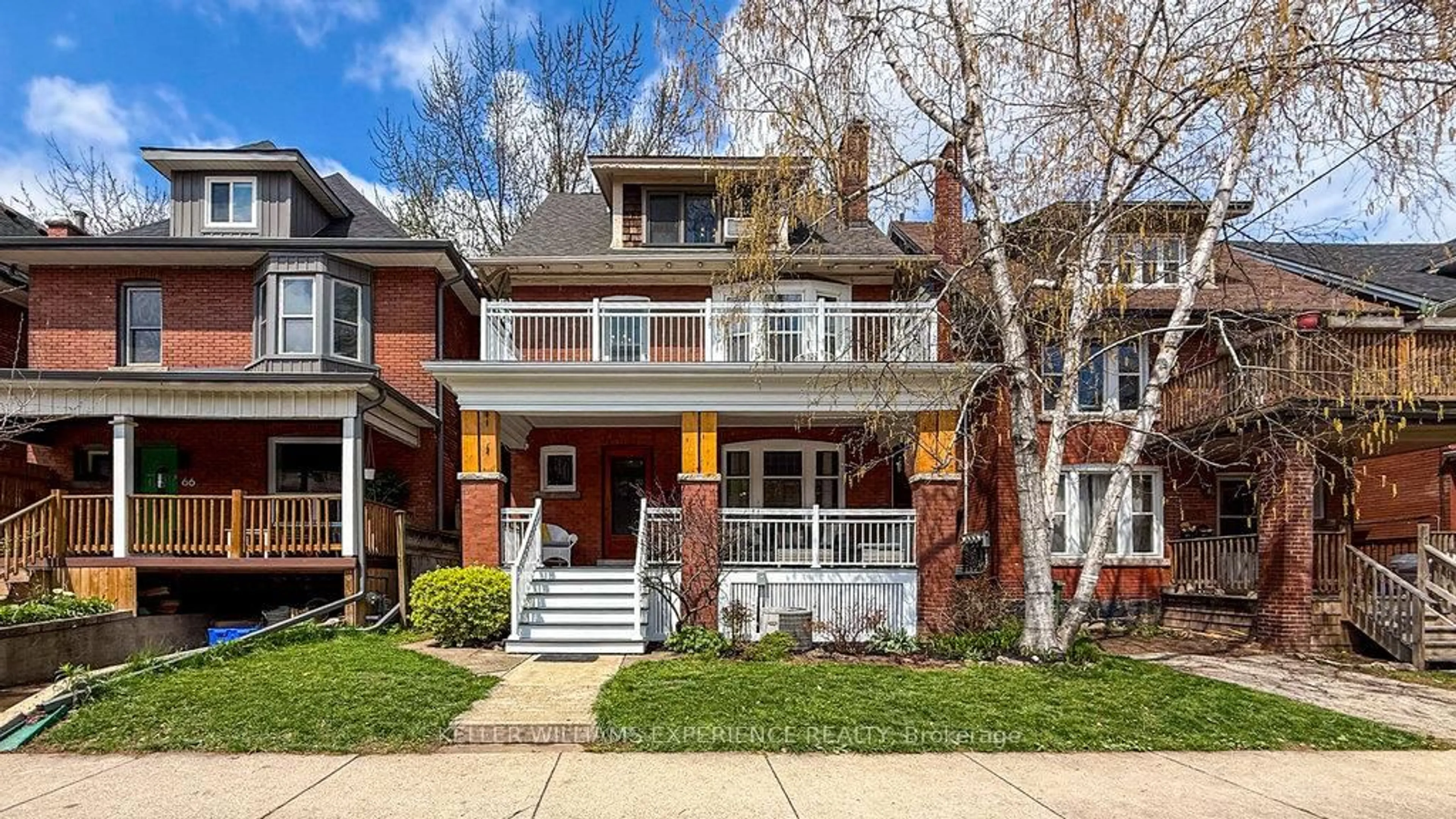 Home with brick exterior material, street for 64 Barnesdale Ave, Hamilton Ontario L8M 2V4