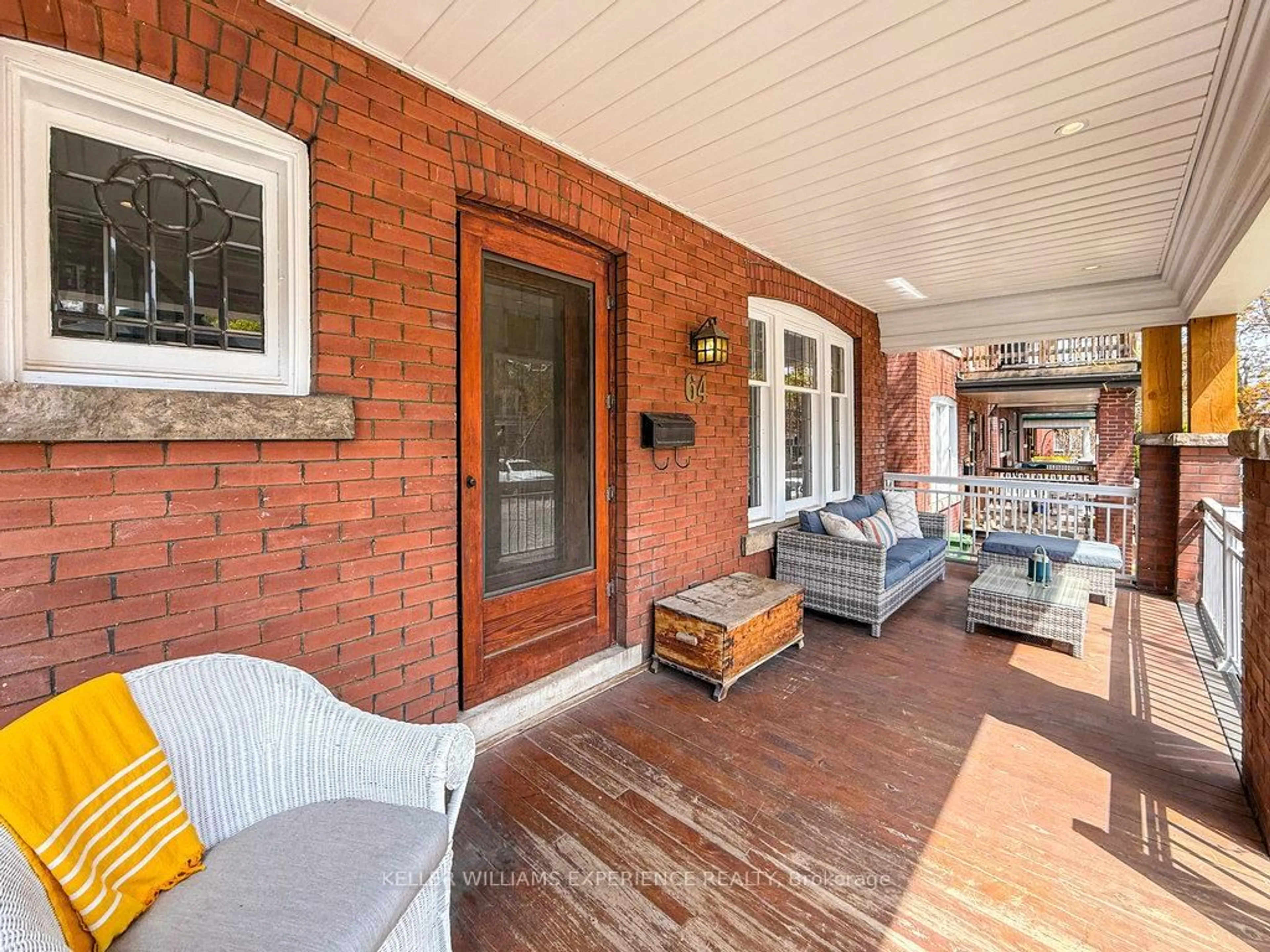 Home with brick exterior material, street for 64 Barnesdale Ave, Hamilton Ontario L8M 2V4