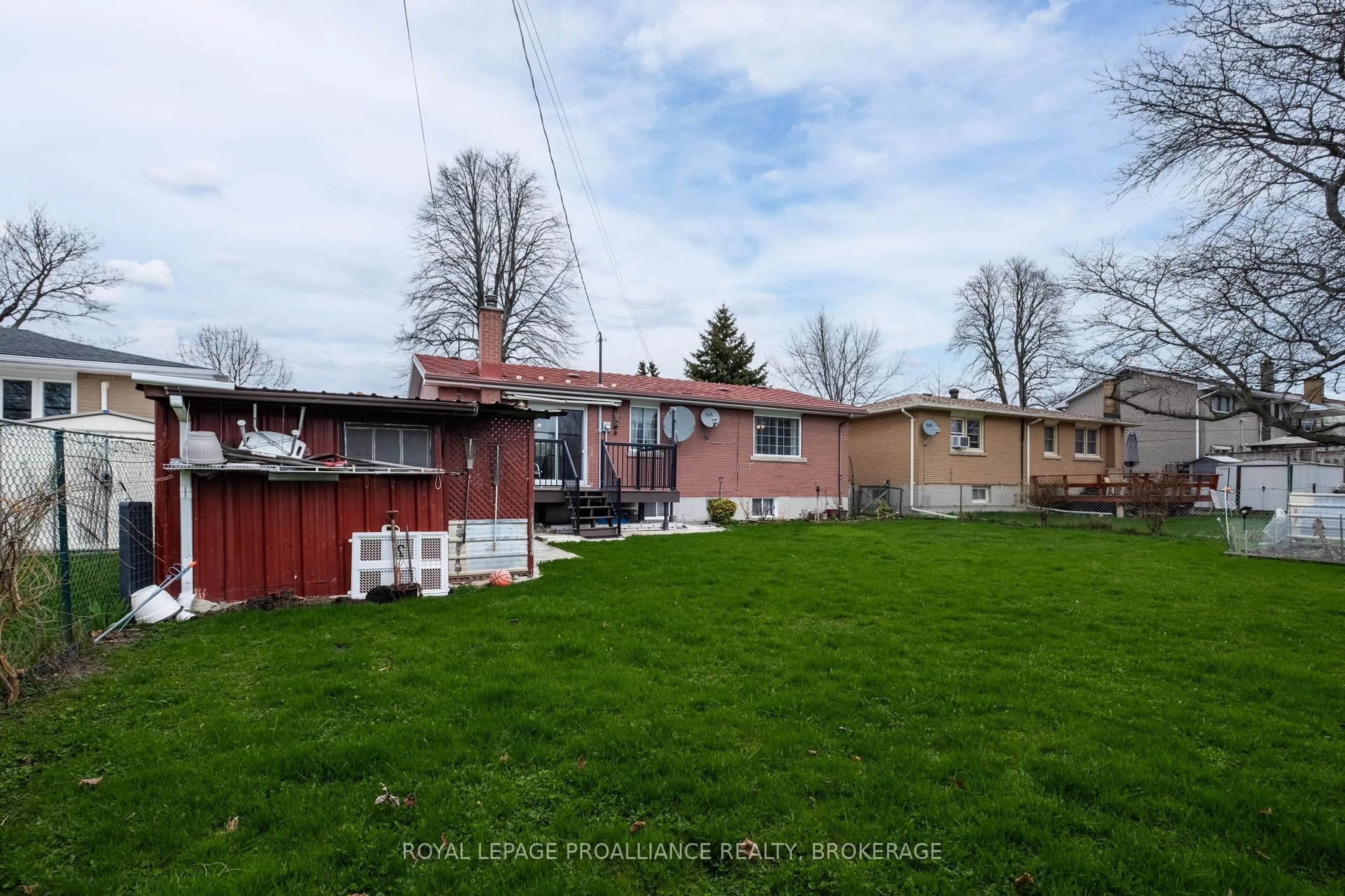 A pic from outside/outdoor area/front of a property/back of a property/a pic from drone, street for 56 Campbell Cres, Kingston Ontario K7M 1Z5