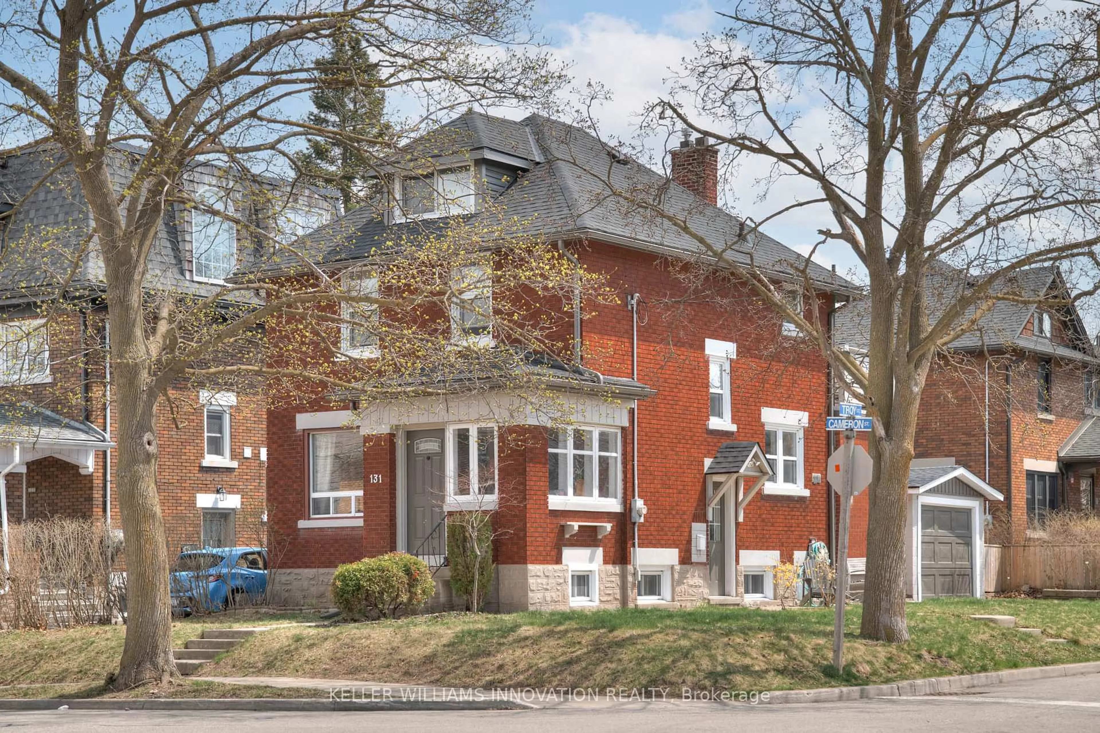 Home with brick exterior material, street for 131 Cameron St, Kitchener Ontario N2H 3A6