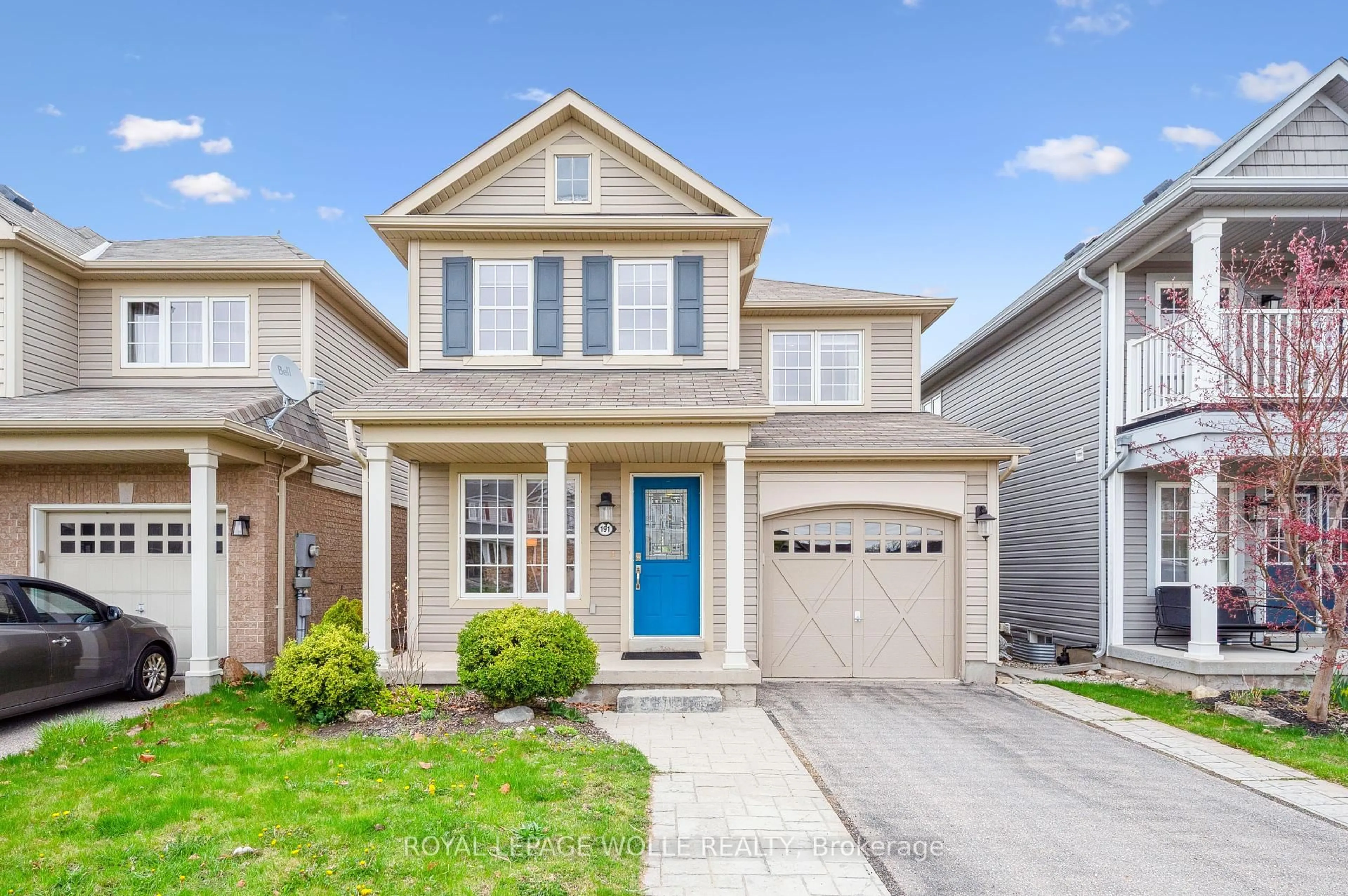 Home with vinyl exterior material, street for 191 Norwich Rd, Woolwich Ontario N0B 1M0