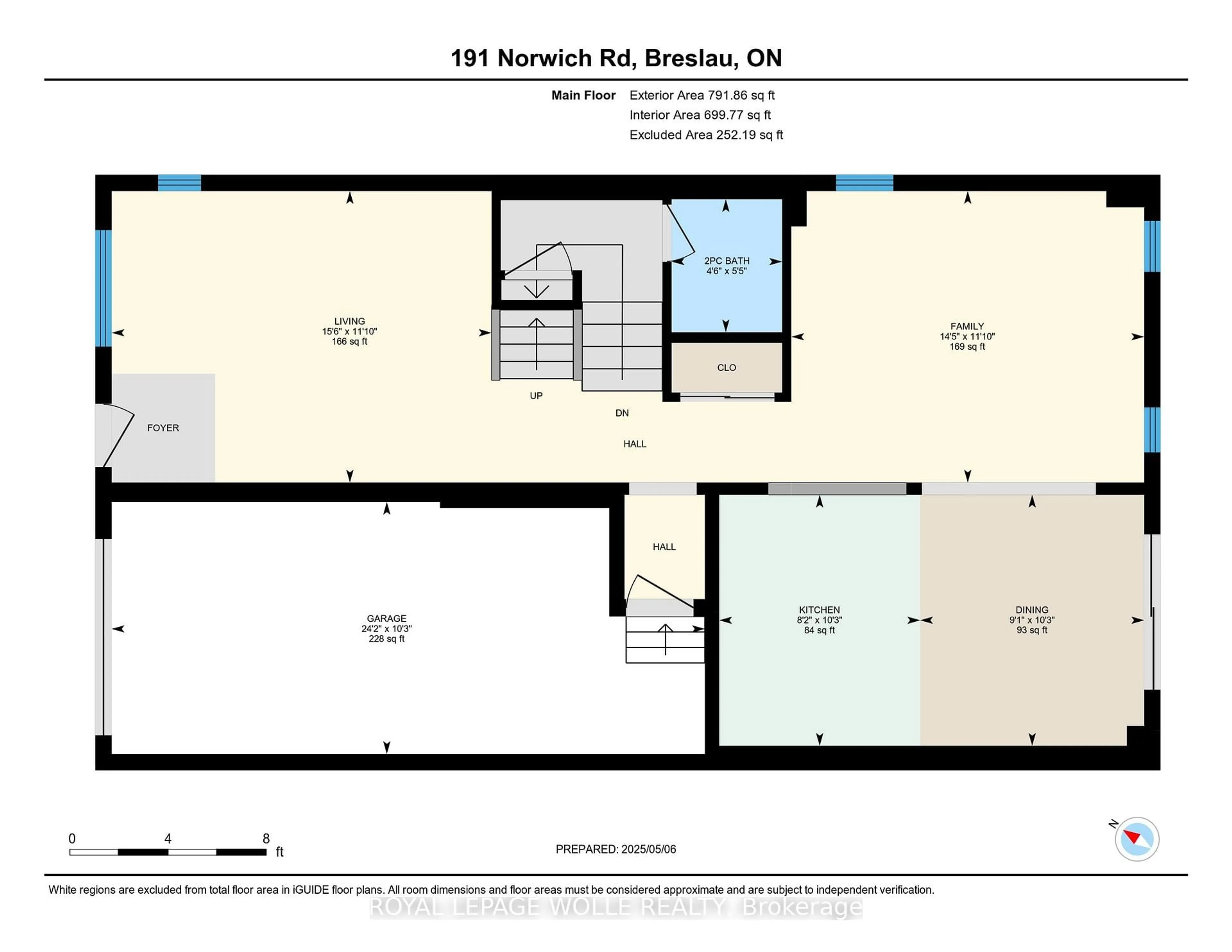 Floor plan for 191 Norwich Rd, Woolwich Ontario N0B 1M0