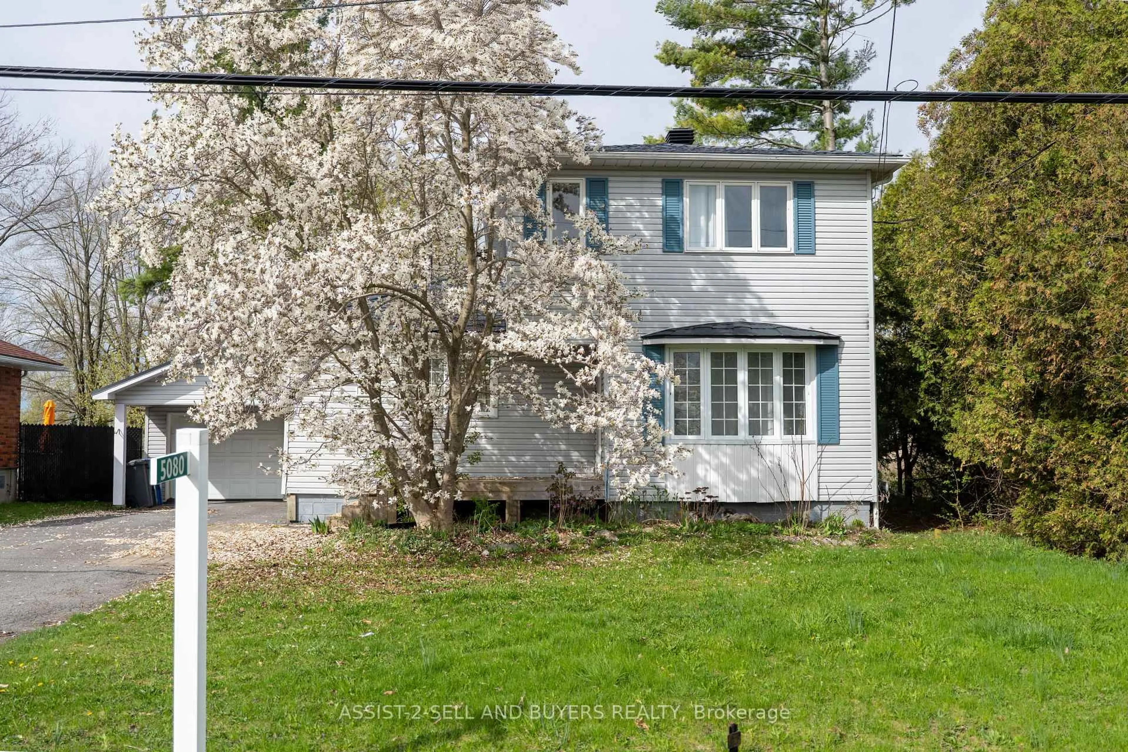 A pic from outside/outdoor area/front of a property/back of a property/a pic from drone, street for 5080 Highway 138 Highway, South Stormont Ontario K0C 2A0