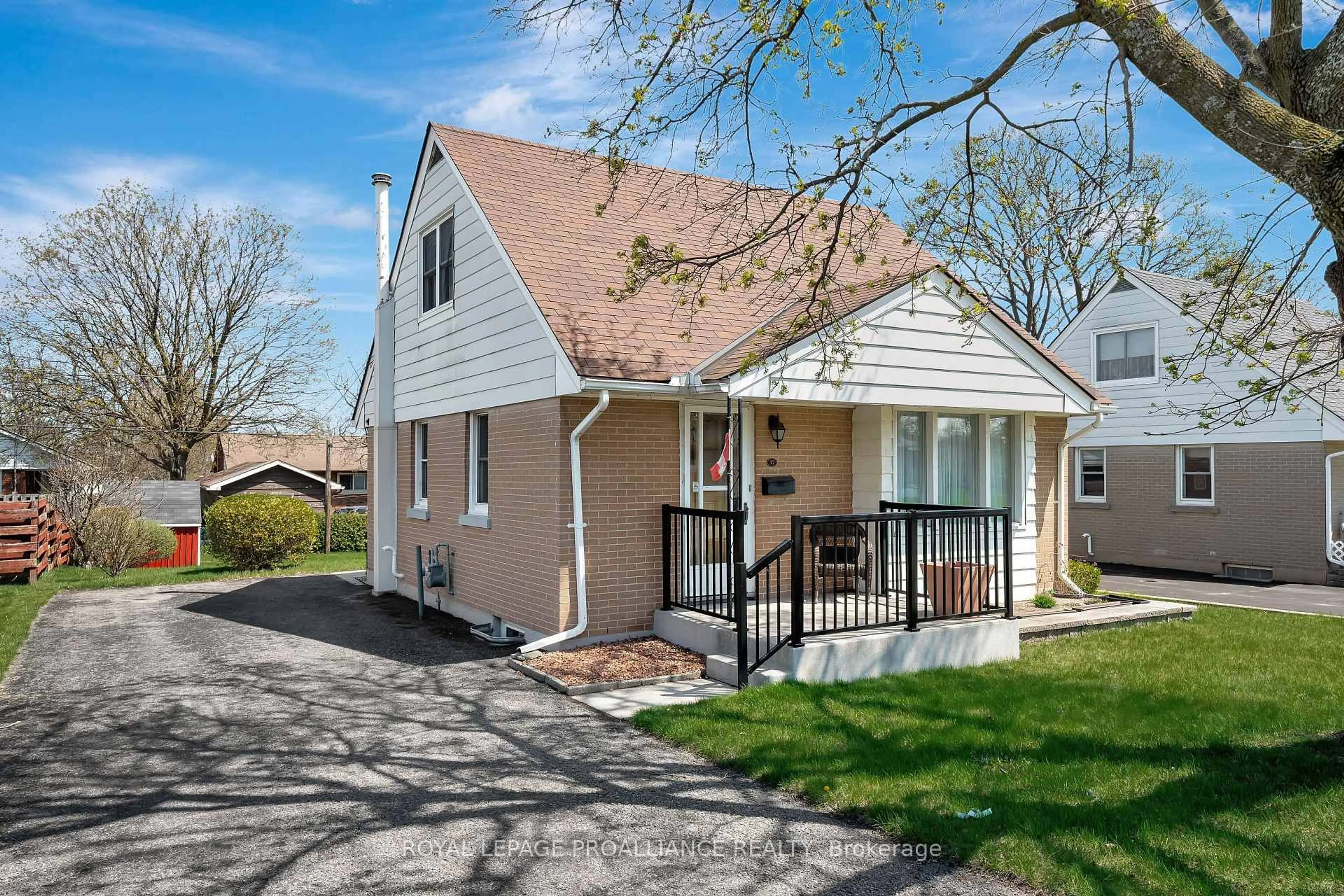 Home with vinyl exterior material, street for 37 Fourth Ave, Quinte West Ontario K8V 5N5