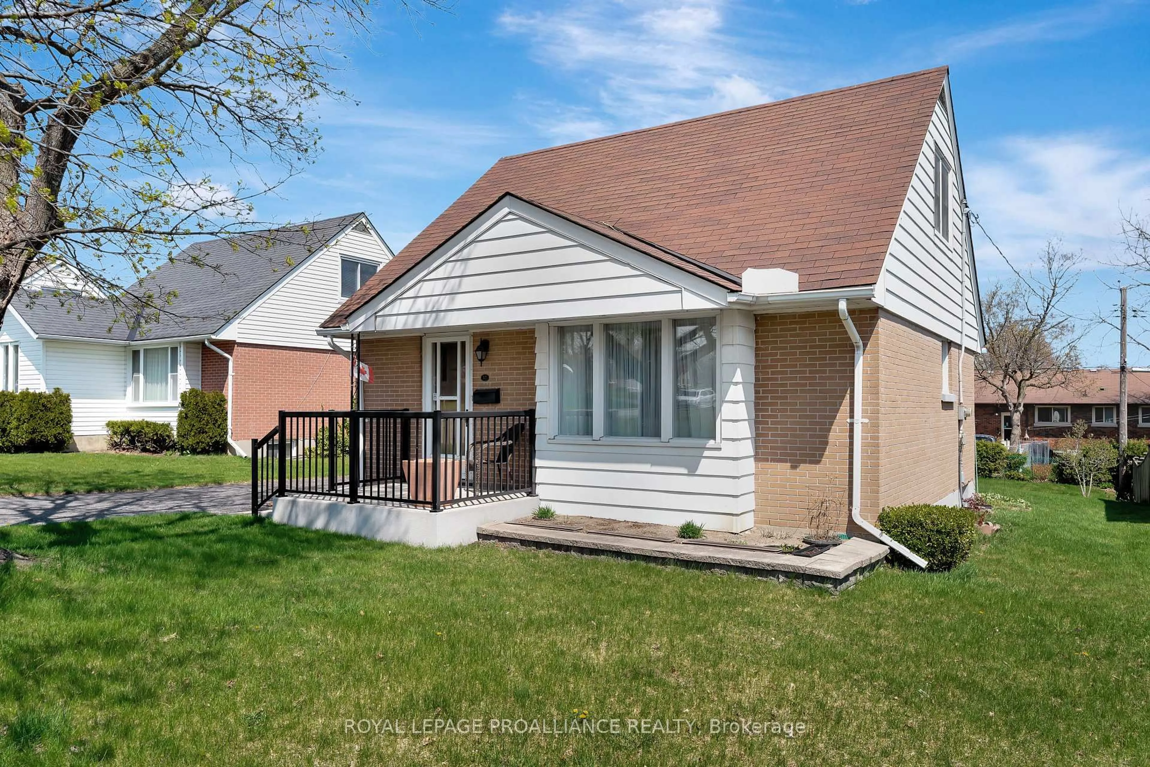 Home with vinyl exterior material, street for 37 Fourth Ave, Quinte West Ontario K8V 5N5
