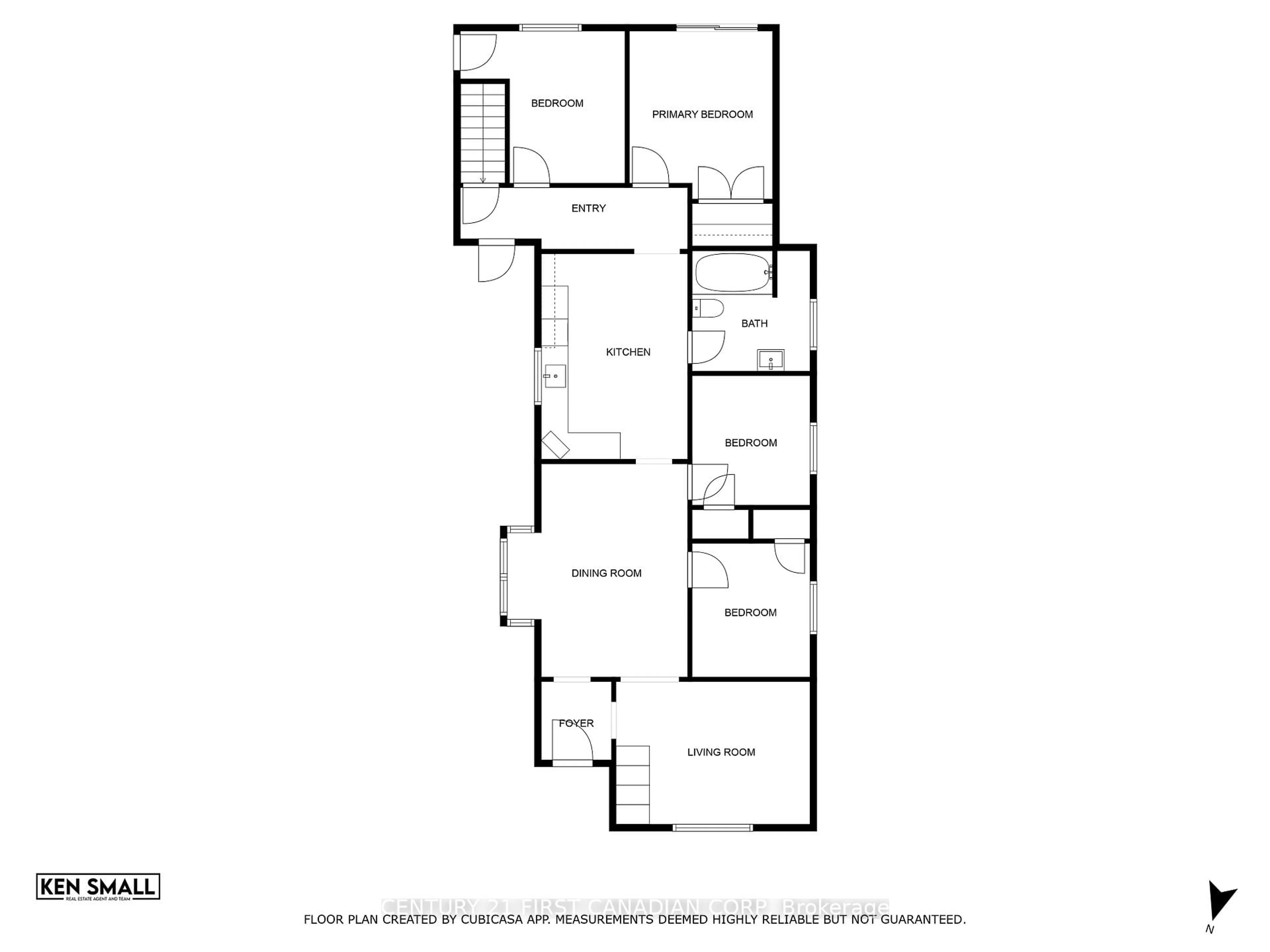 Floor plan for 449 Hamilton Rd, London East Ontario N5Z 1S2
