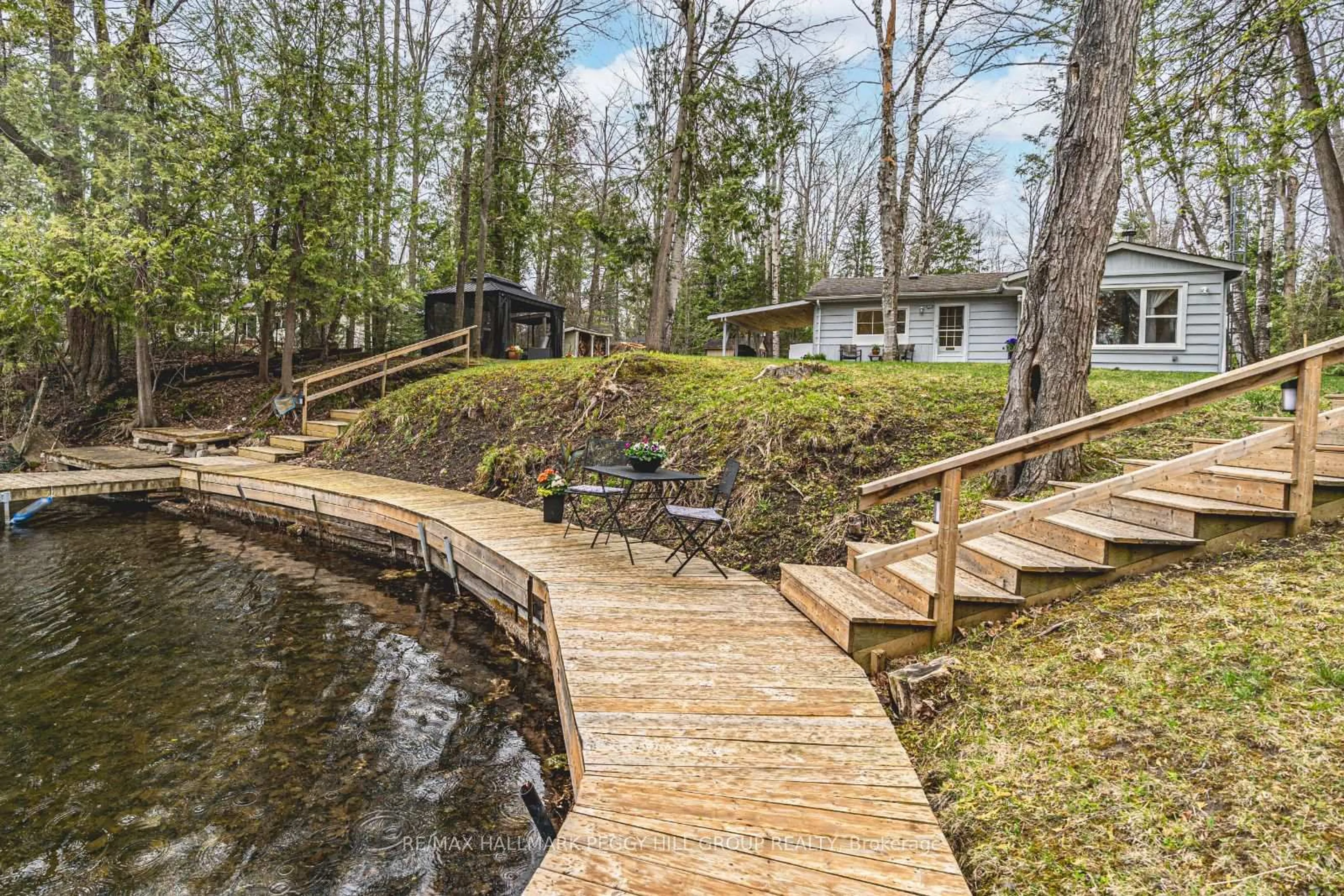 Patio, water/lake/river/ocean view for 15 Duncan Dr, Kawartha Lakes Ontario K0M 1B0
