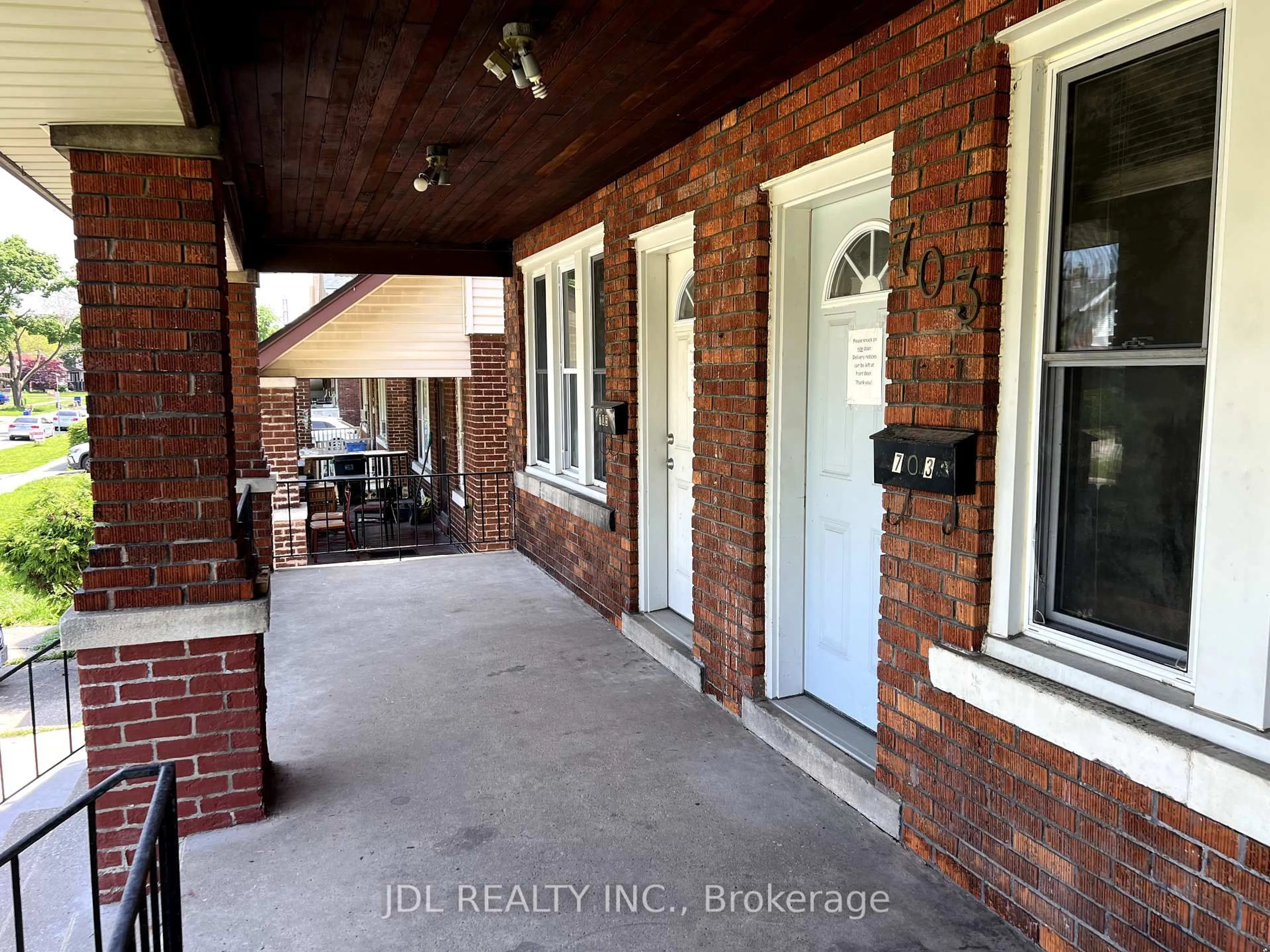 Indoor entryway for 703-705 Partington Ave, Windsor Ontario N9B 2N6