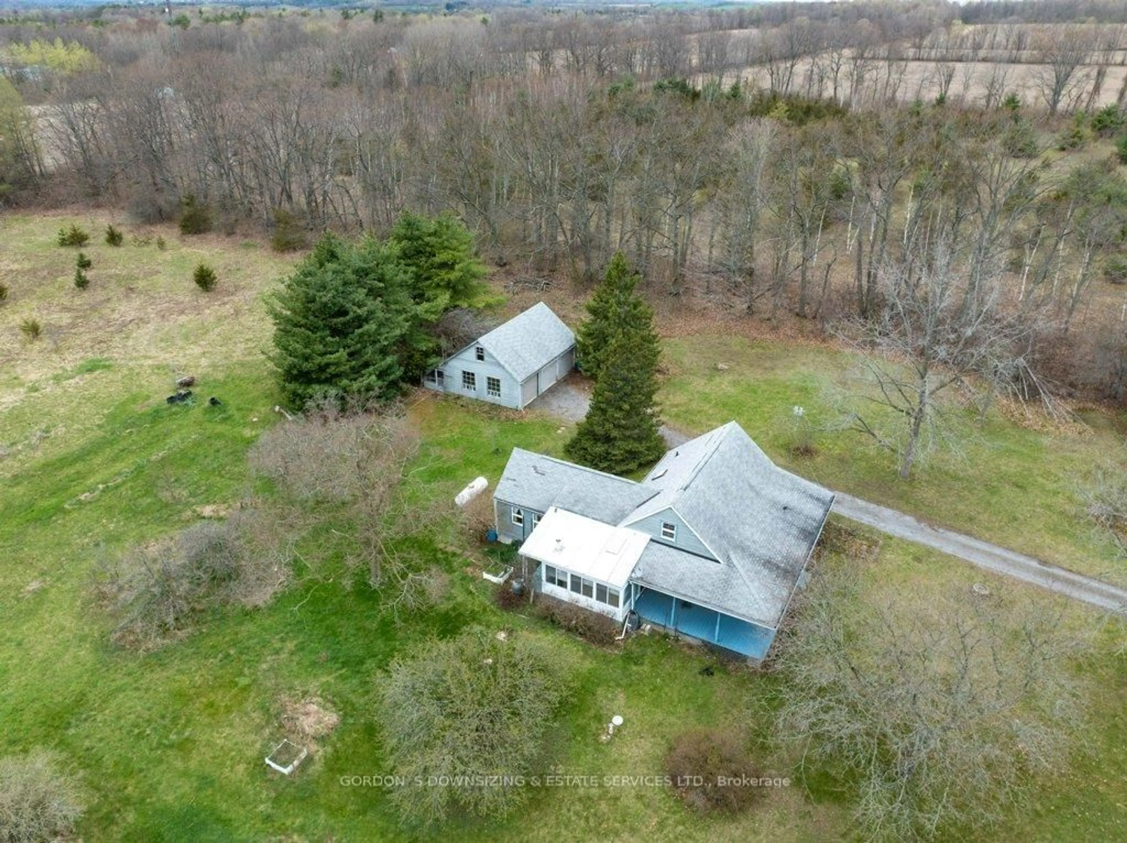 A pic from outside/outdoor area/front of a property/back of a property/a pic from drone, unknown for 426 Fiddick Rd, Cramahe Ontario K0K 1H0