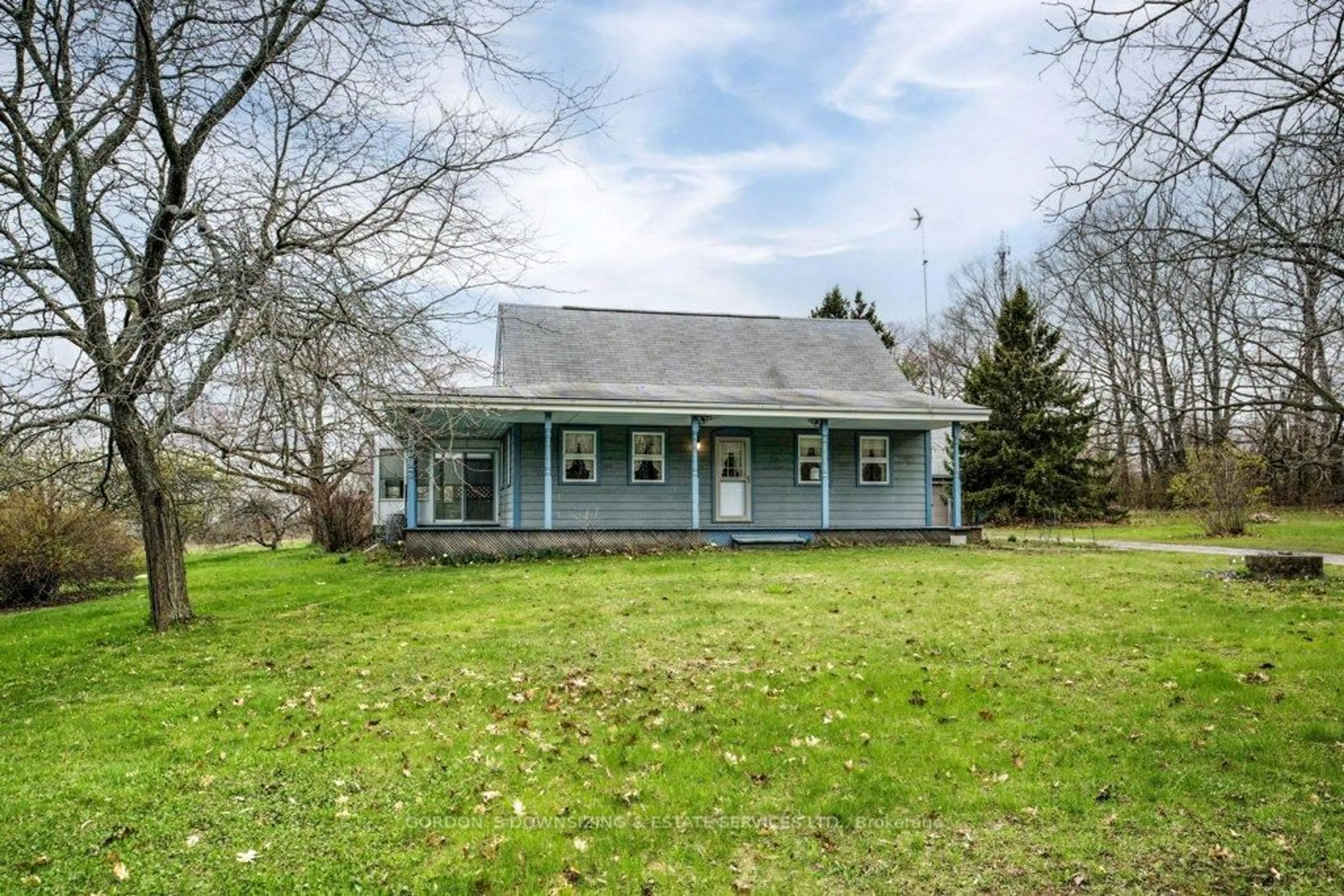 A pic from outside/outdoor area/front of a property/back of a property/a pic from drone, street for 426 Fiddick Rd, Cramahe Ontario K0K 1H0