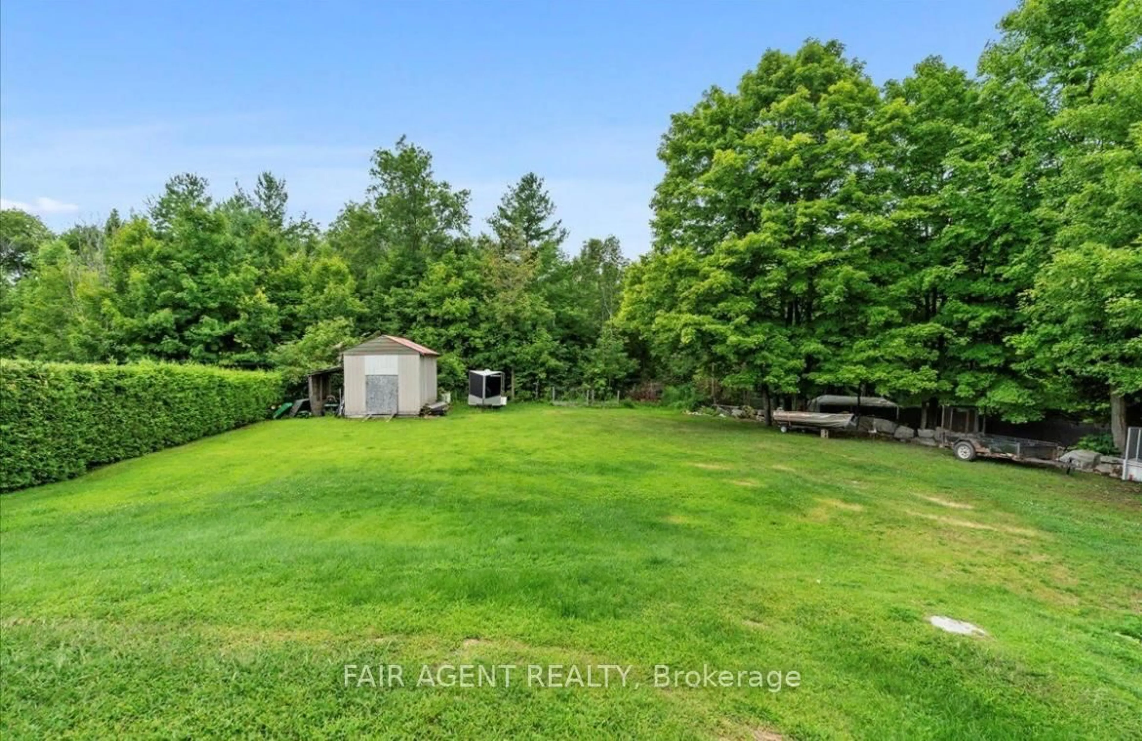 A pic from outside/outdoor area/front of a property/back of a property/a pic from drone, forest/trees view for 69 Booster Park Rd, Limoges Ontario K0K 2M0