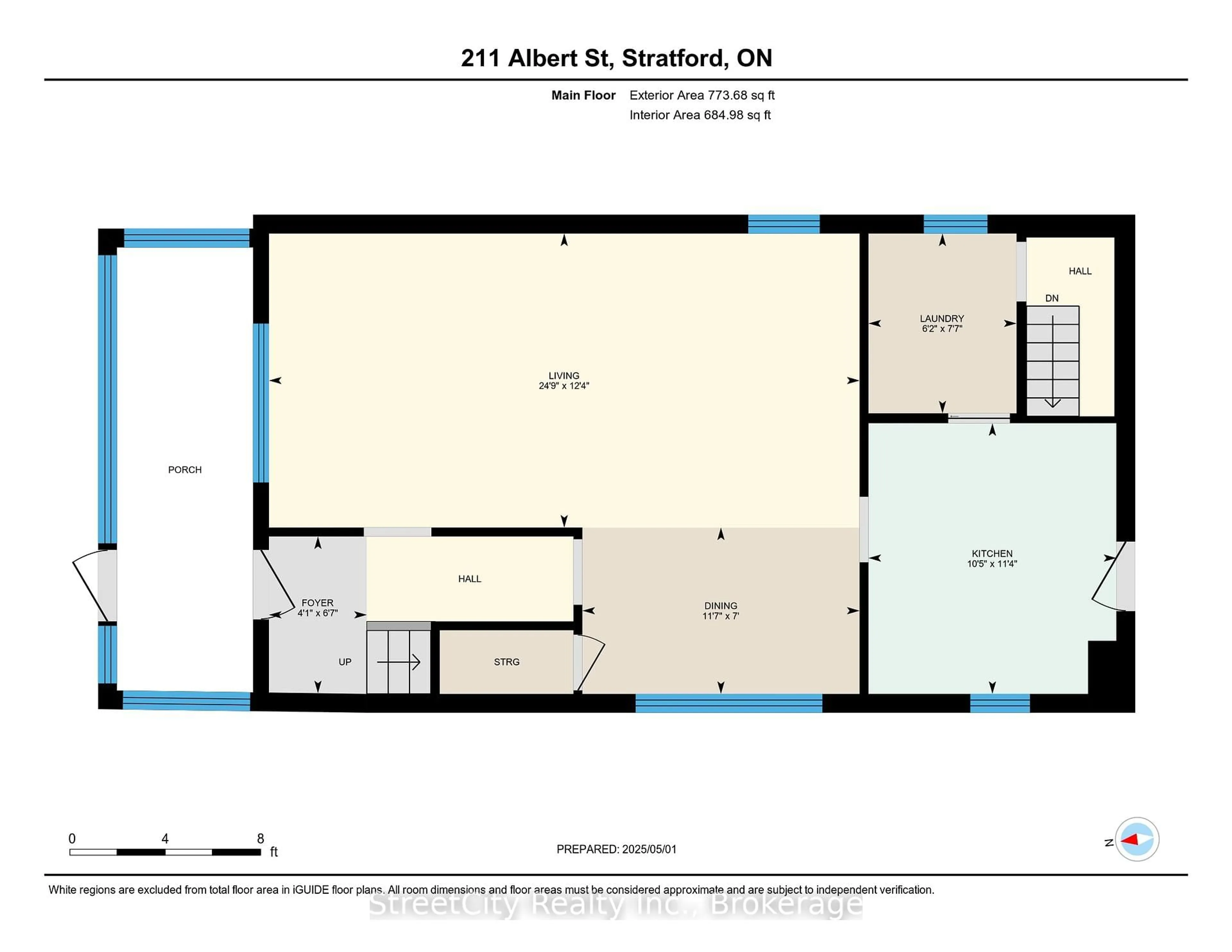 Floor plan for 211 Albert St, Stratford Ontario N5A 3K7