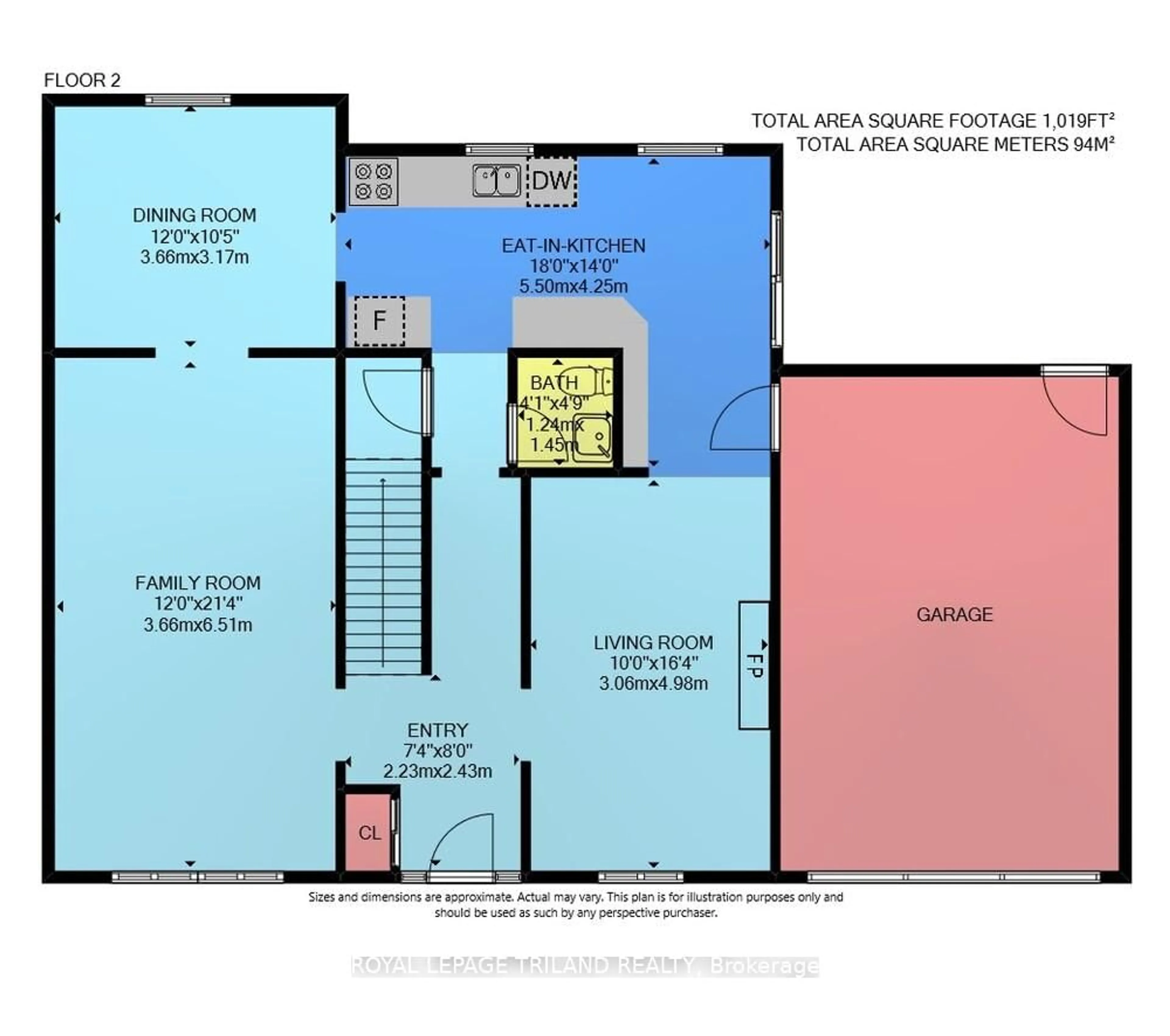 Floor plan for 905 Fontaine Rd, London North Ontario N6M 1K9