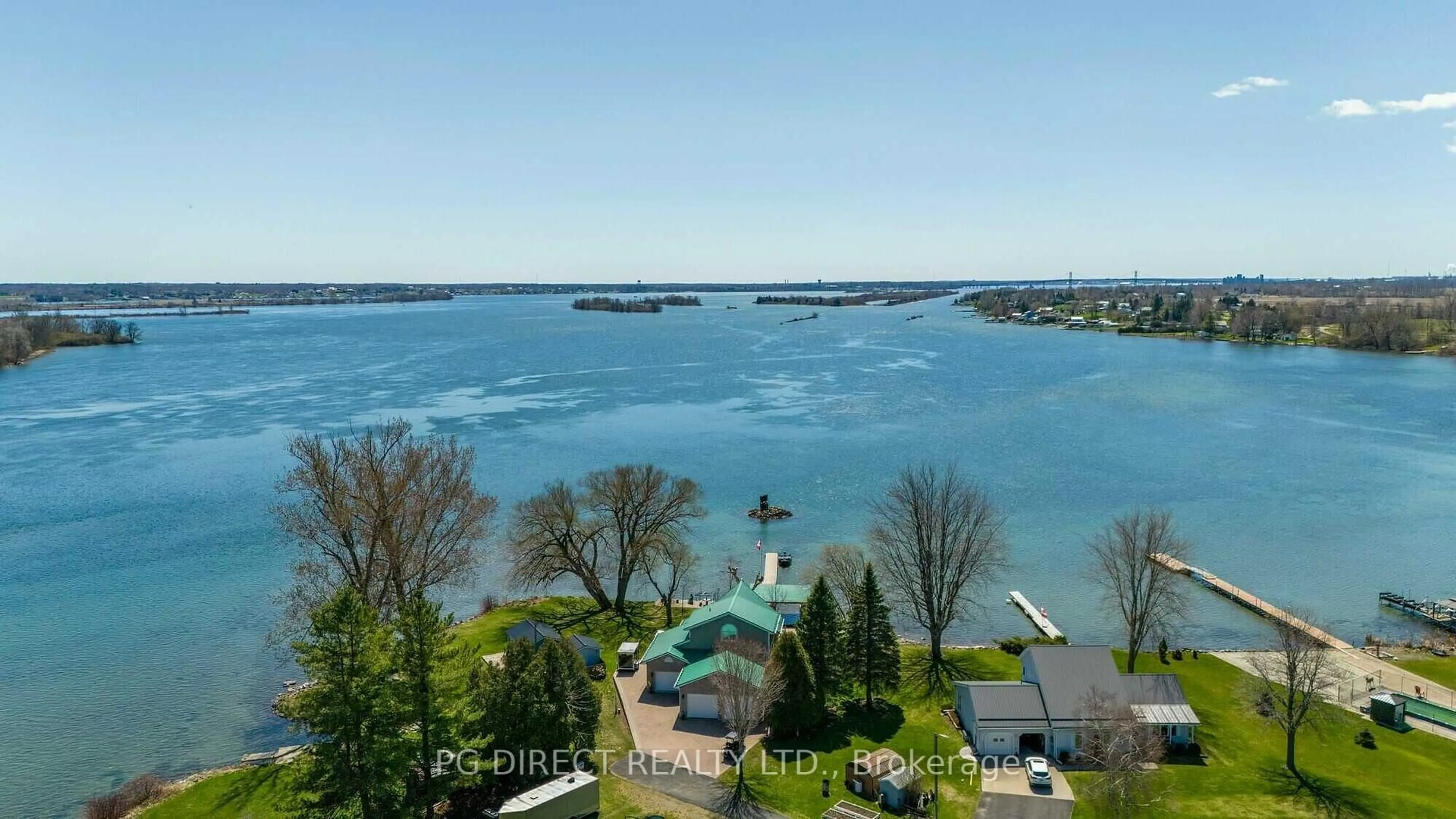 A pic from outside/outdoor area/front of a property/back of a property/a pic from drone, water/lake/river/ocean view for 14 Gullymeade Rd, Edwardsburgh/Cardinal Ontario K0E 1E0