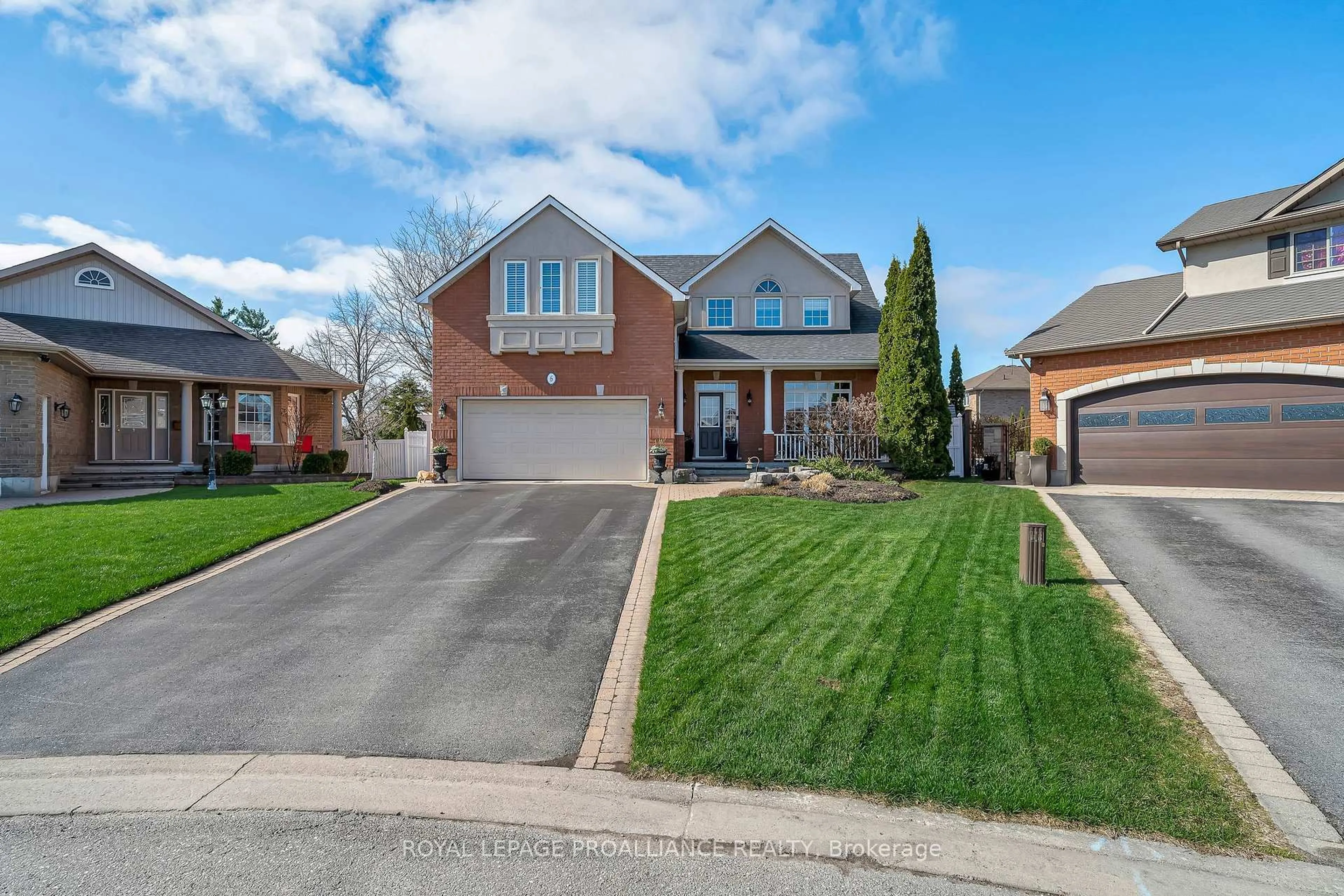 Home with brick exterior material, street for 6 Hilton Pl, Belleville Ontario K8P 5N2