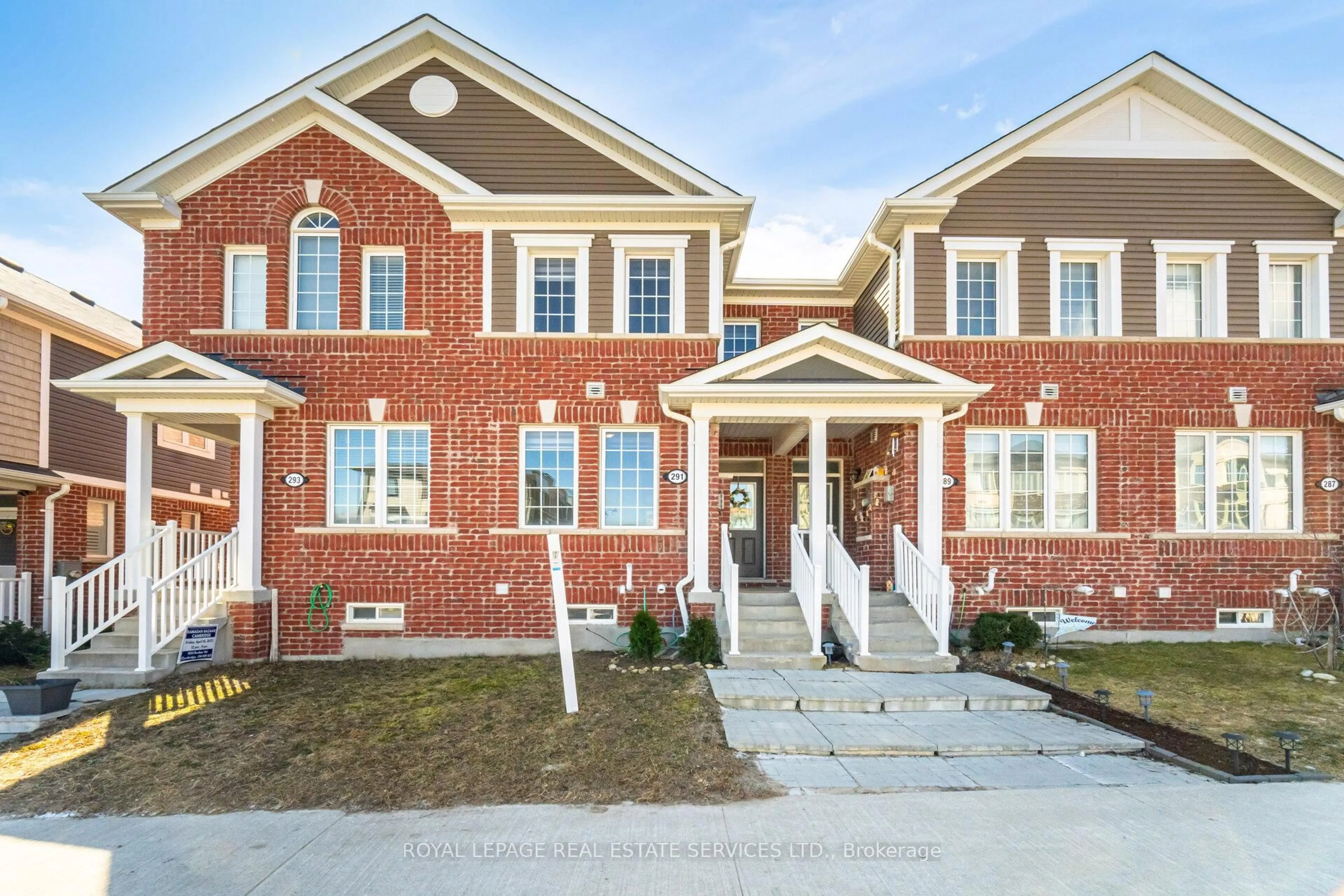 Home with brick exterior material, street for 291 Equestrian Way, Cambridge Ontario N3E 0C7