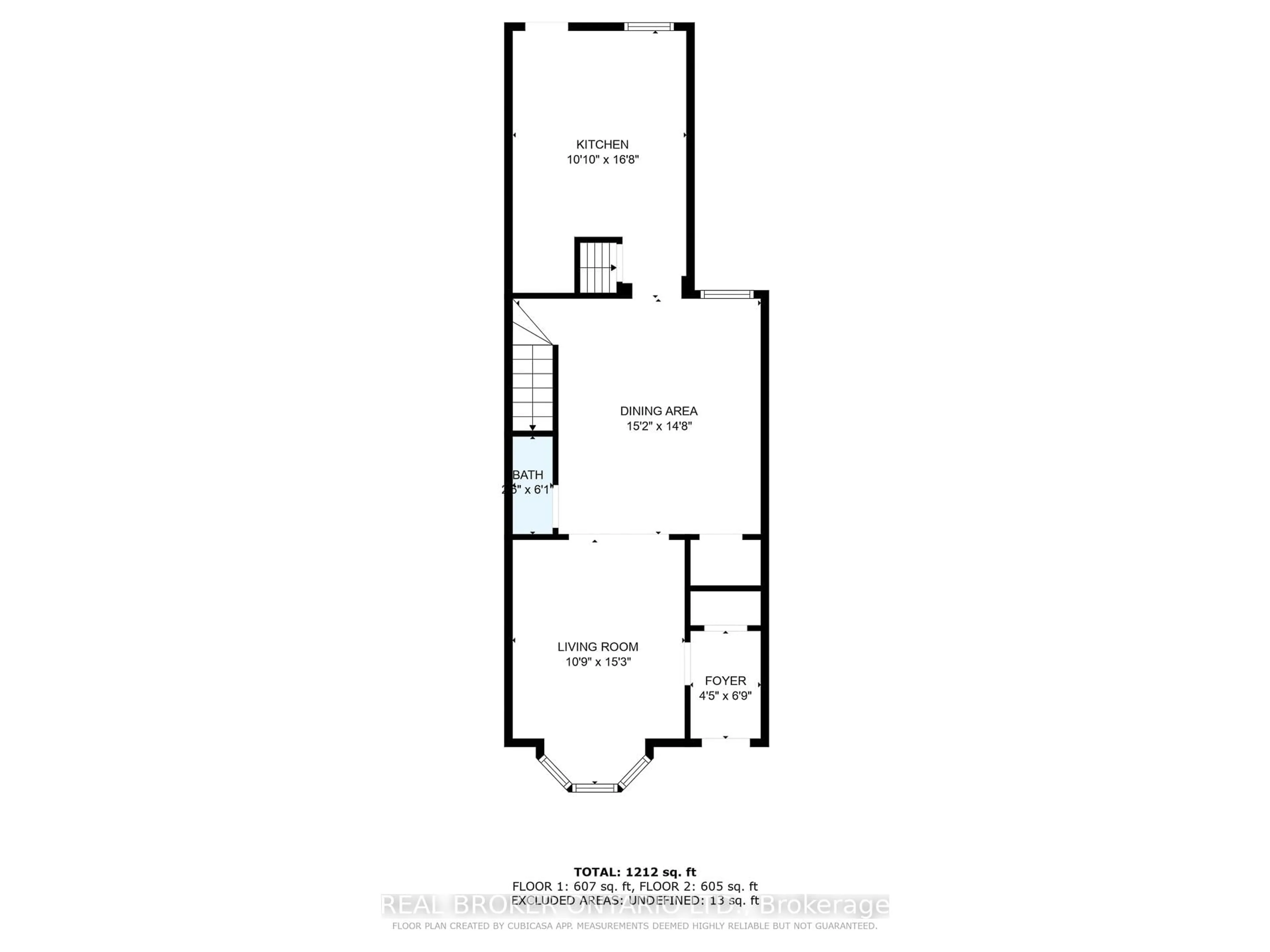 Floor plan for 279 Mary St, Hamilton Ontario L8L 4W3