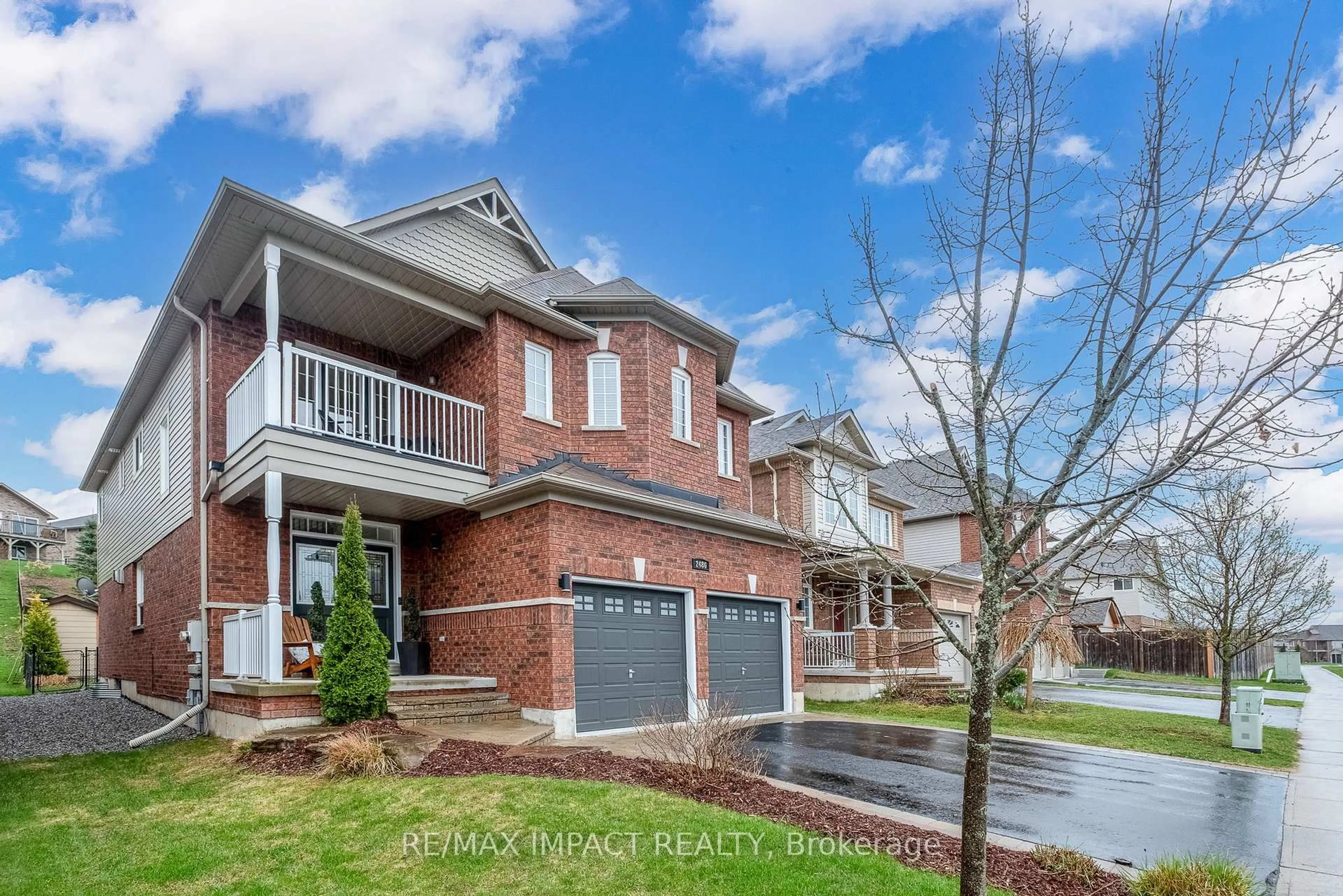 Home with brick exterior material, street for 2486 Cunningham Blvd, Peterborough Ontario K9H 0A9