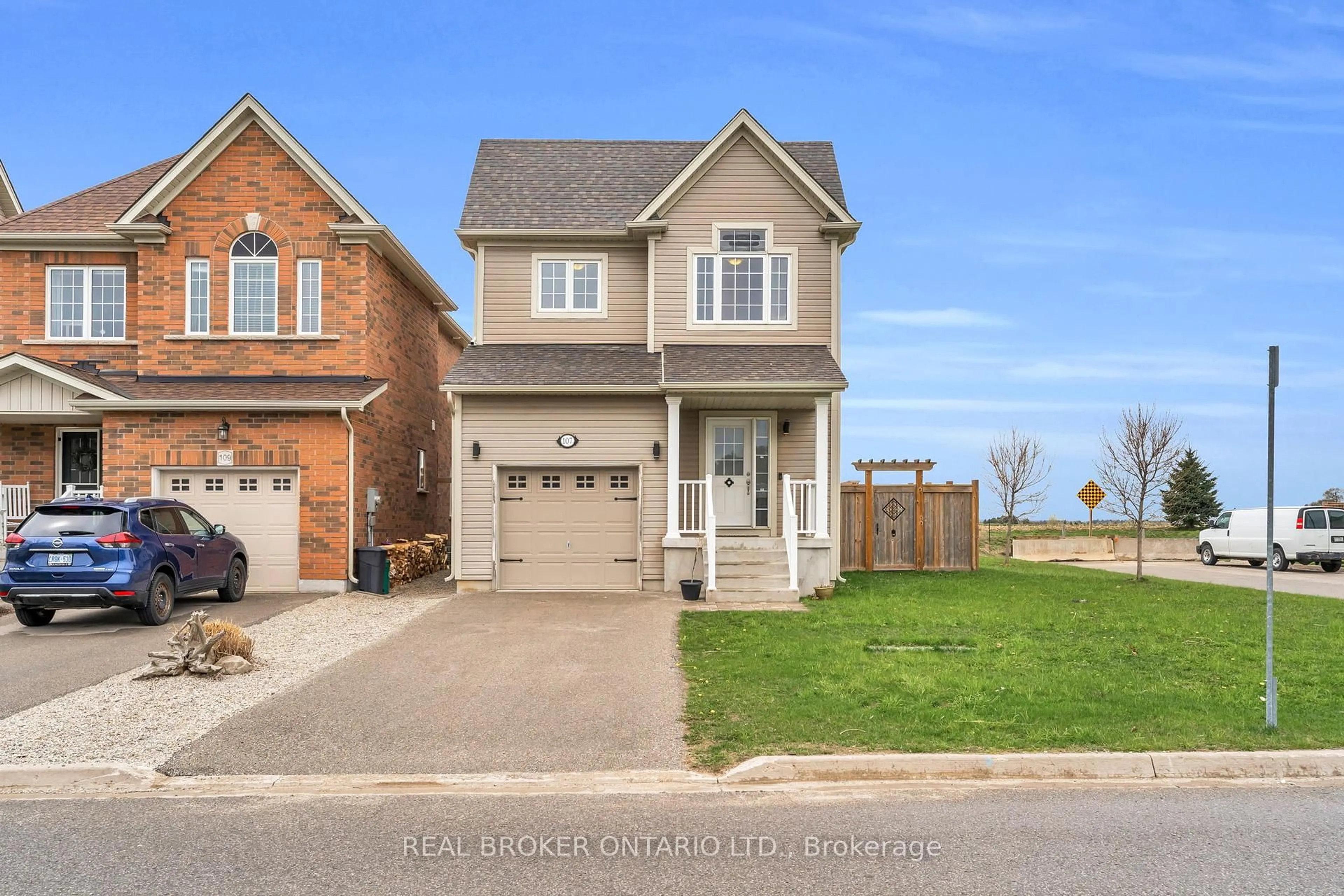 Home with brick exterior material, street for 107 Courtney Street N/A, Centre Wellington Ontario N1M 0E3