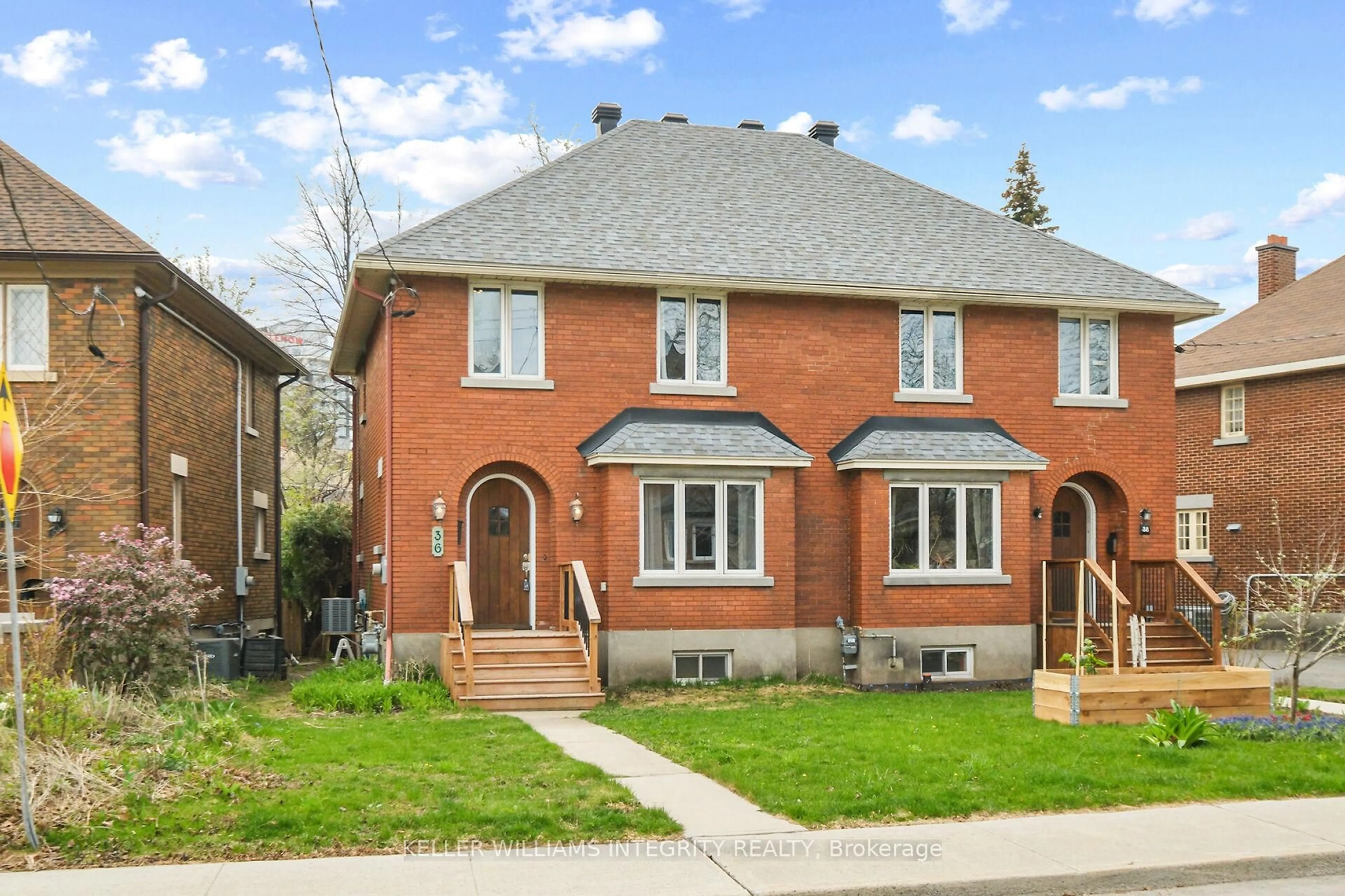 Home with brick exterior material, street for 36 Imperial Ave, Ottawa Ontario K1S 3E1