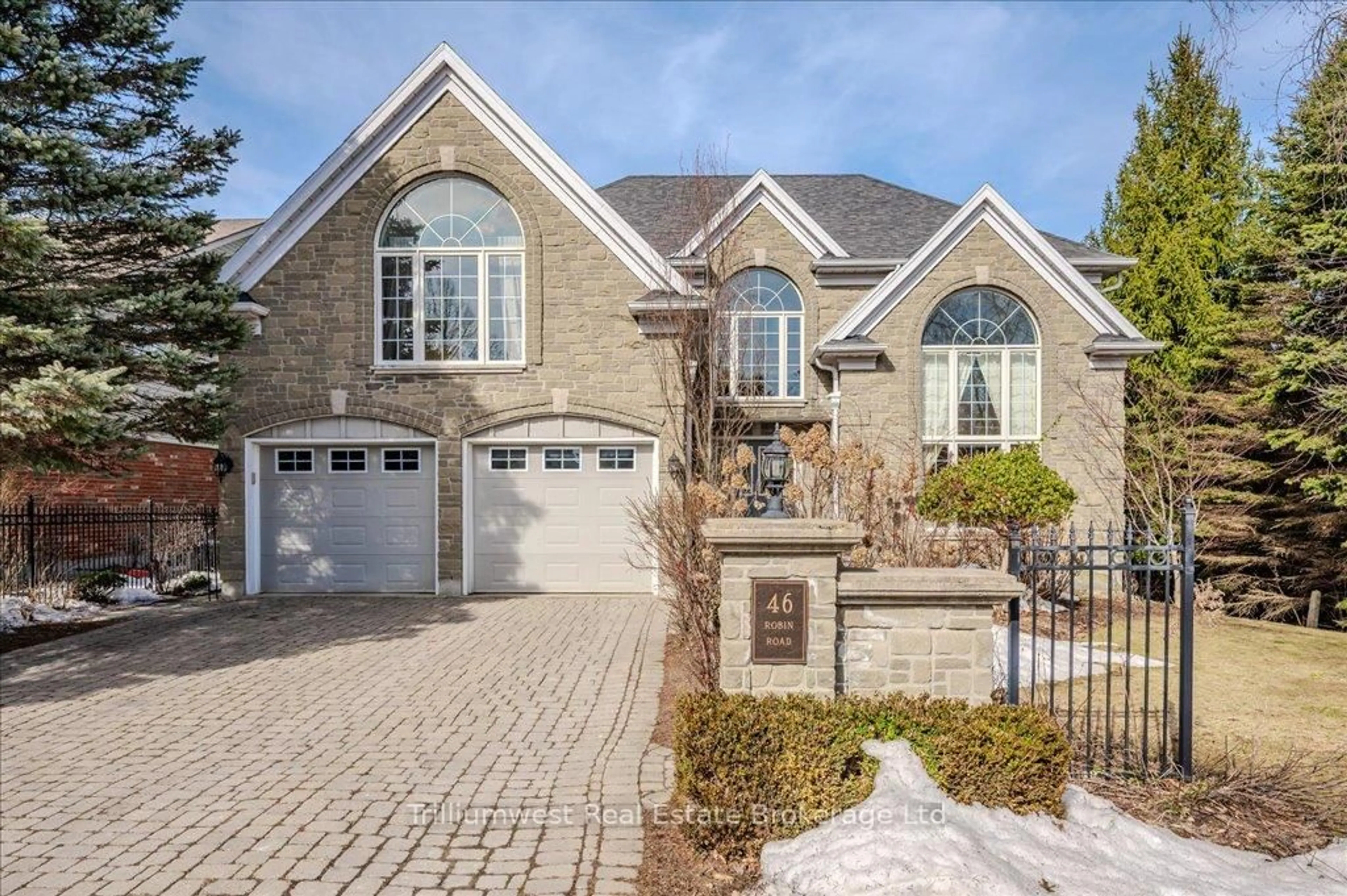 Home with brick exterior material, street for 46 Robin Rd, Guelph Ontario N1L 1H4