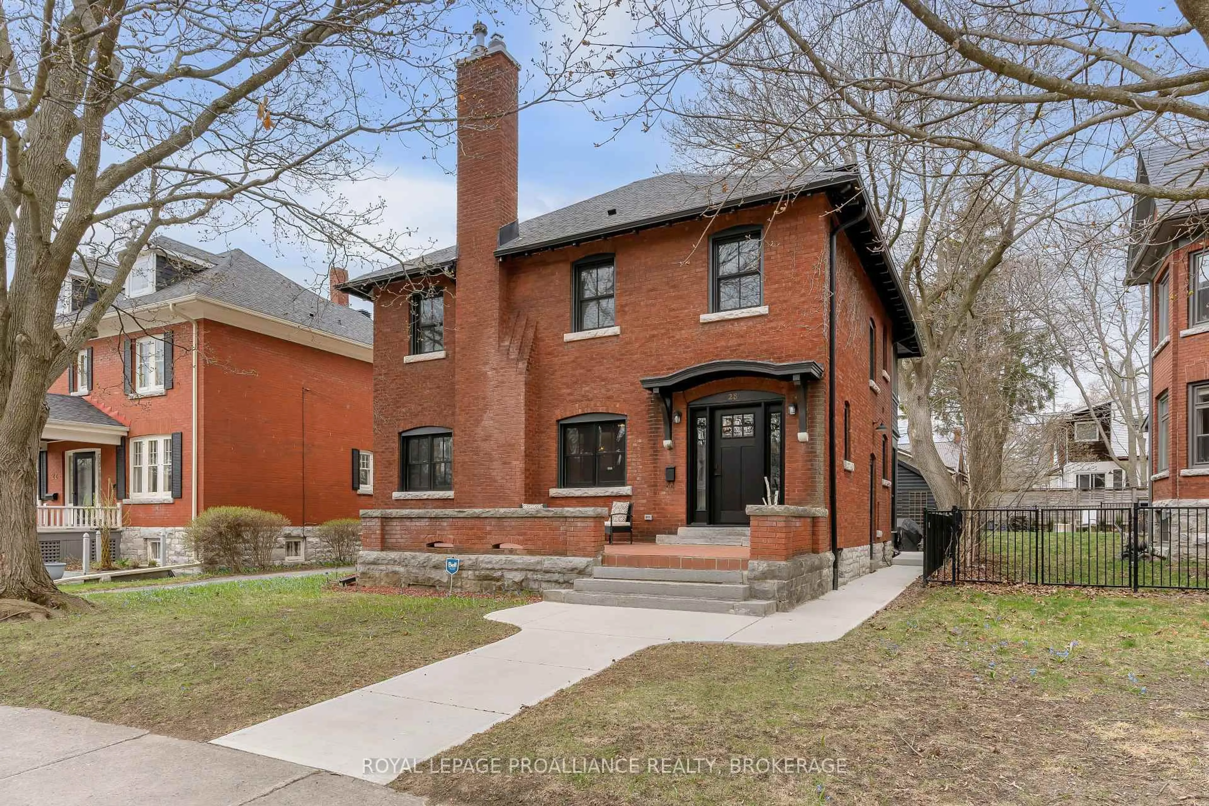 Home with brick exterior material, street for 28 Kensington Ave, Kingston Ontario K7L 4B5