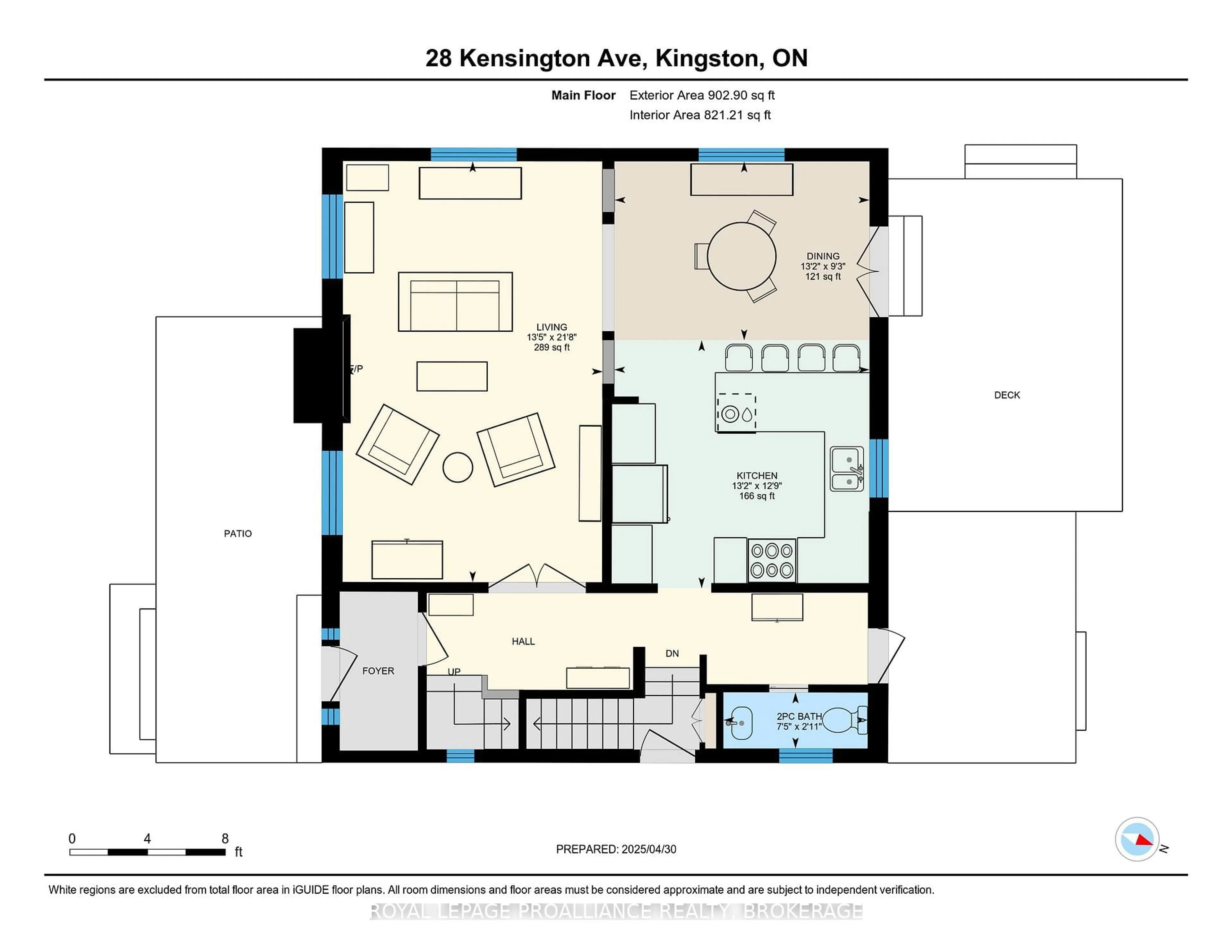 Floor plan for 28 Kensington Ave, Kingston Ontario K7L 4B5