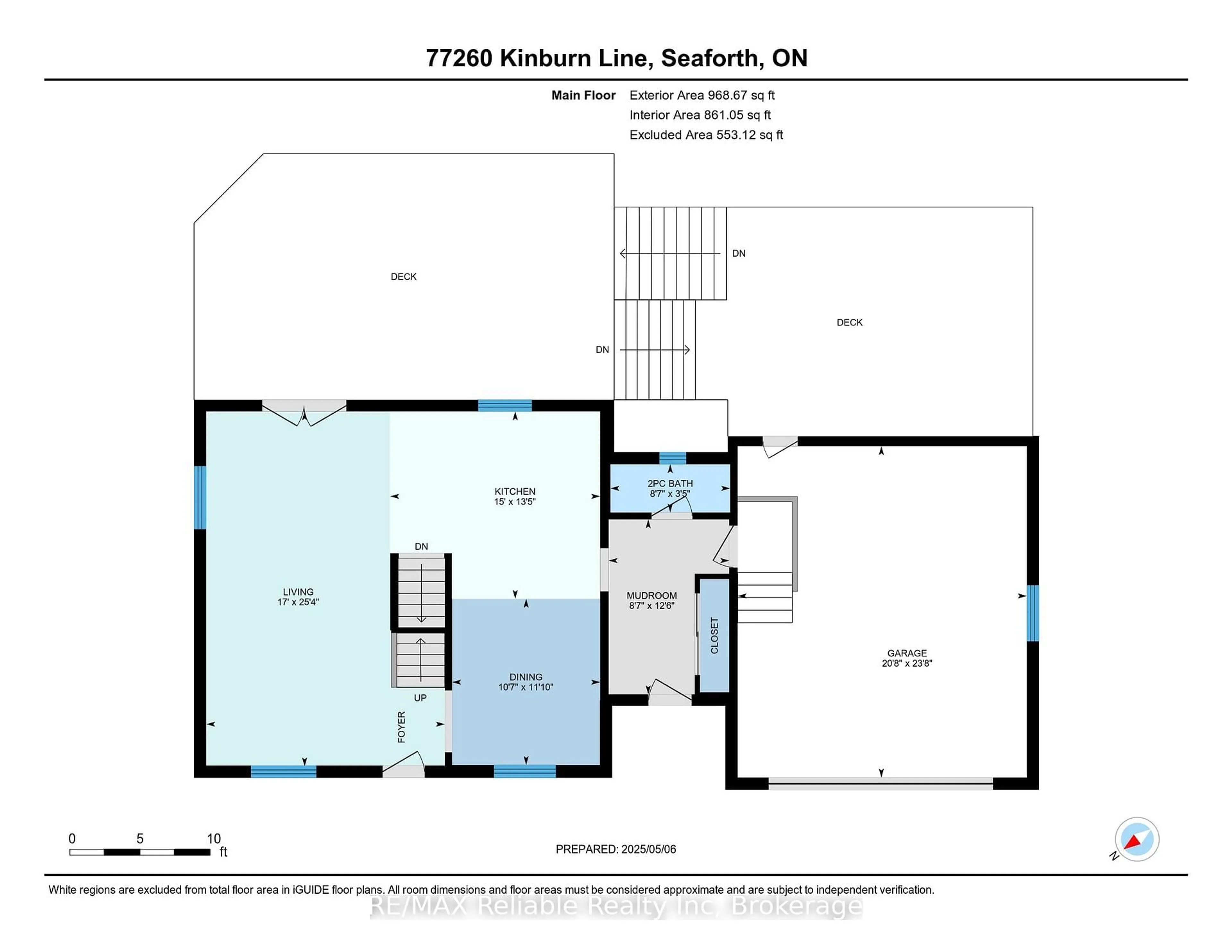 Floor plan for 77260 Kinburn Line, Huron East Ontario N0K 1W0