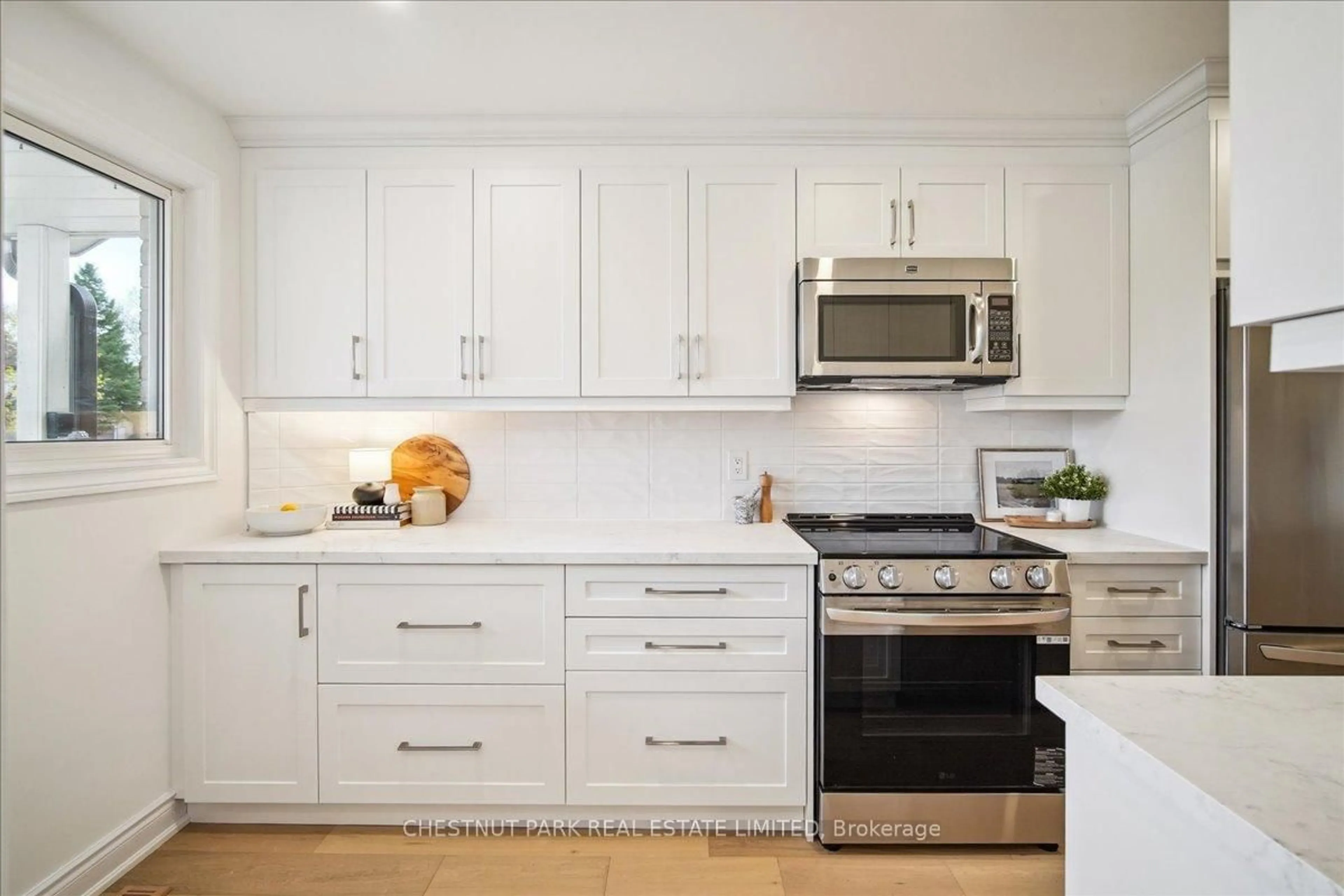 Contemporary kitchen, ceramic/tile floor for 57 Ironwood Rd, Guelph Ontario N1G 4E9