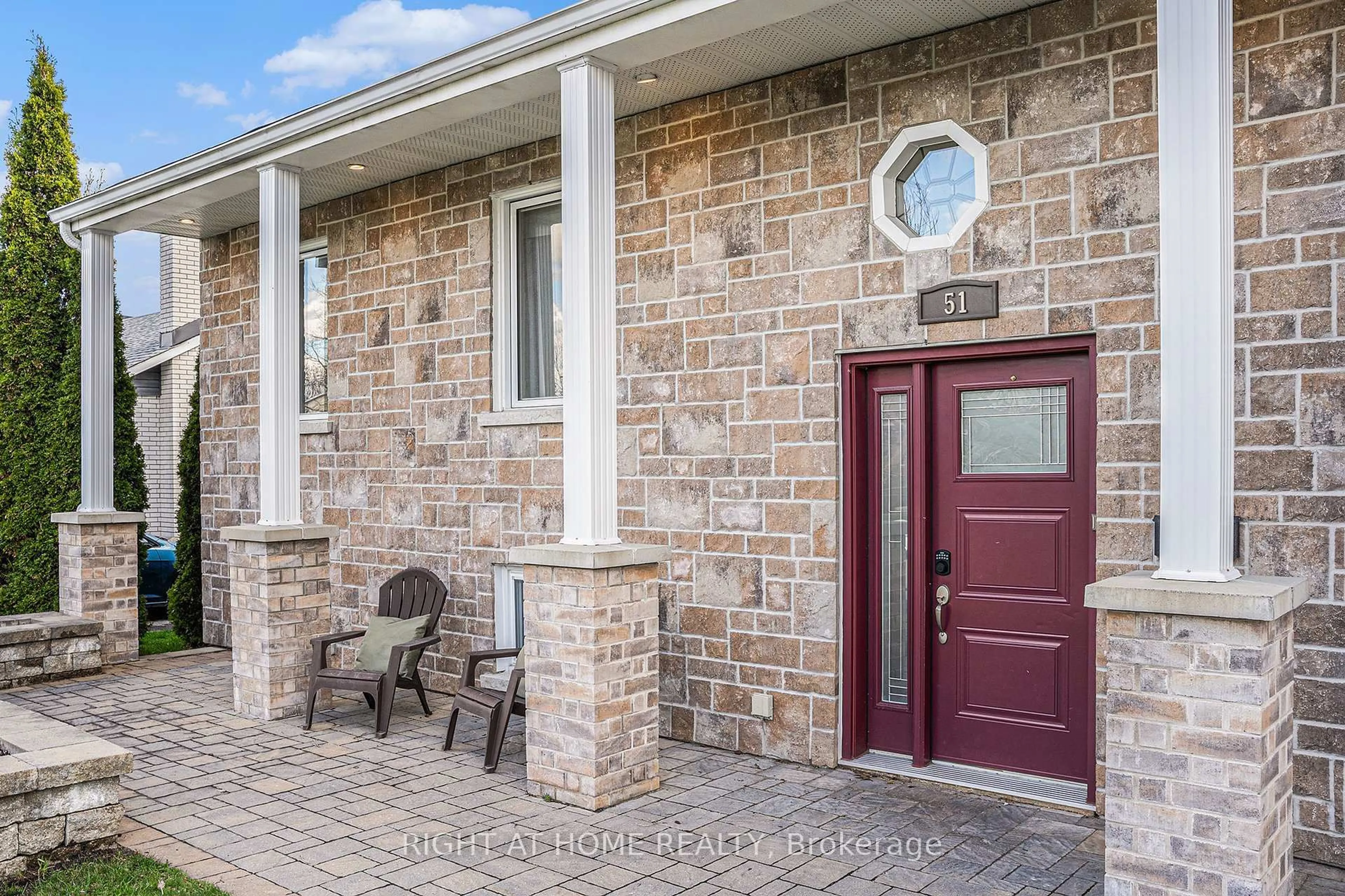 Home with brick exterior material, street for 51 Keewatin Cres, Ottawa Ontario K2E 5S2