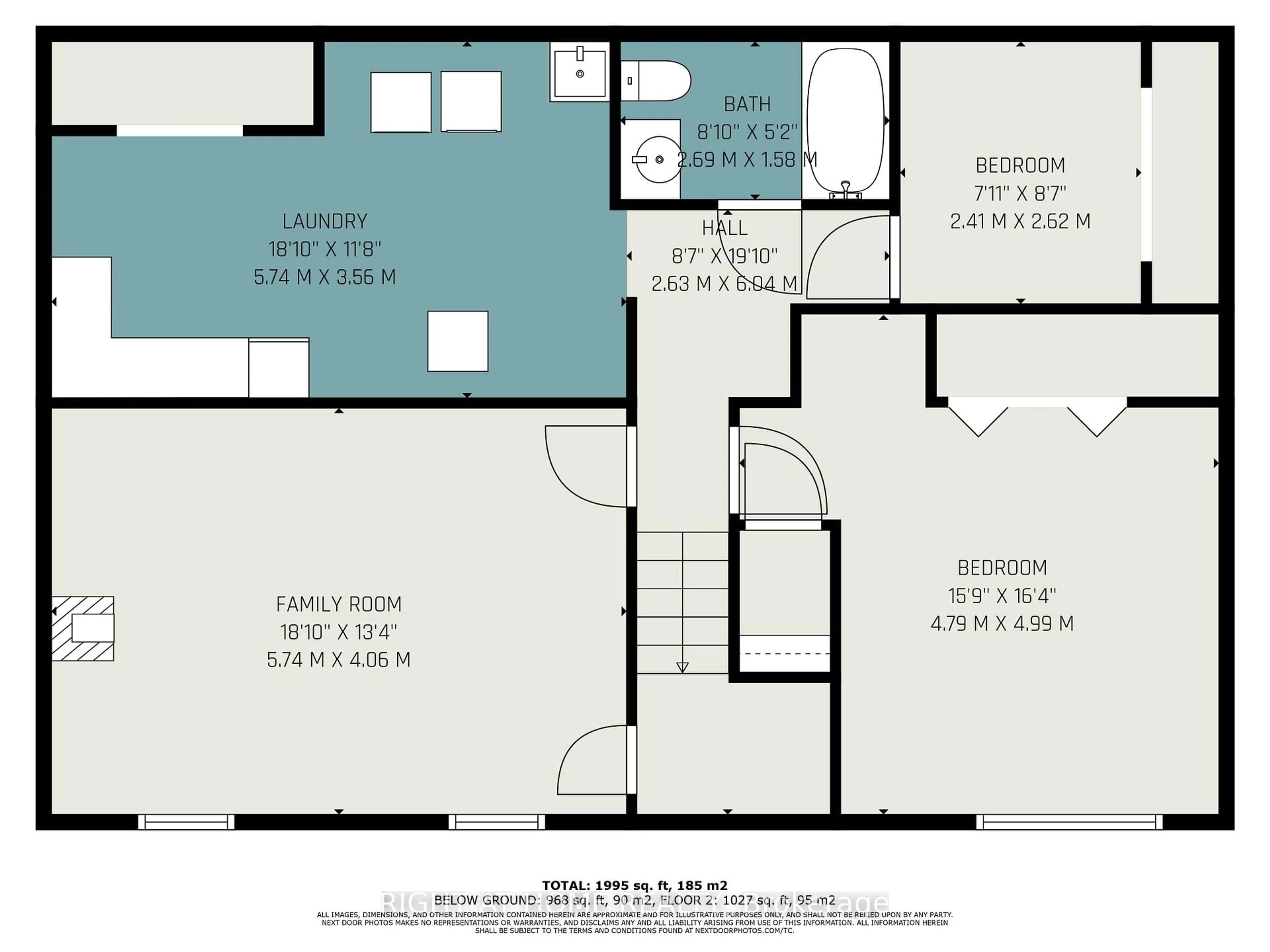 Floor plan for 51 Keewatin Cres, Ottawa Ontario K2E 5S2