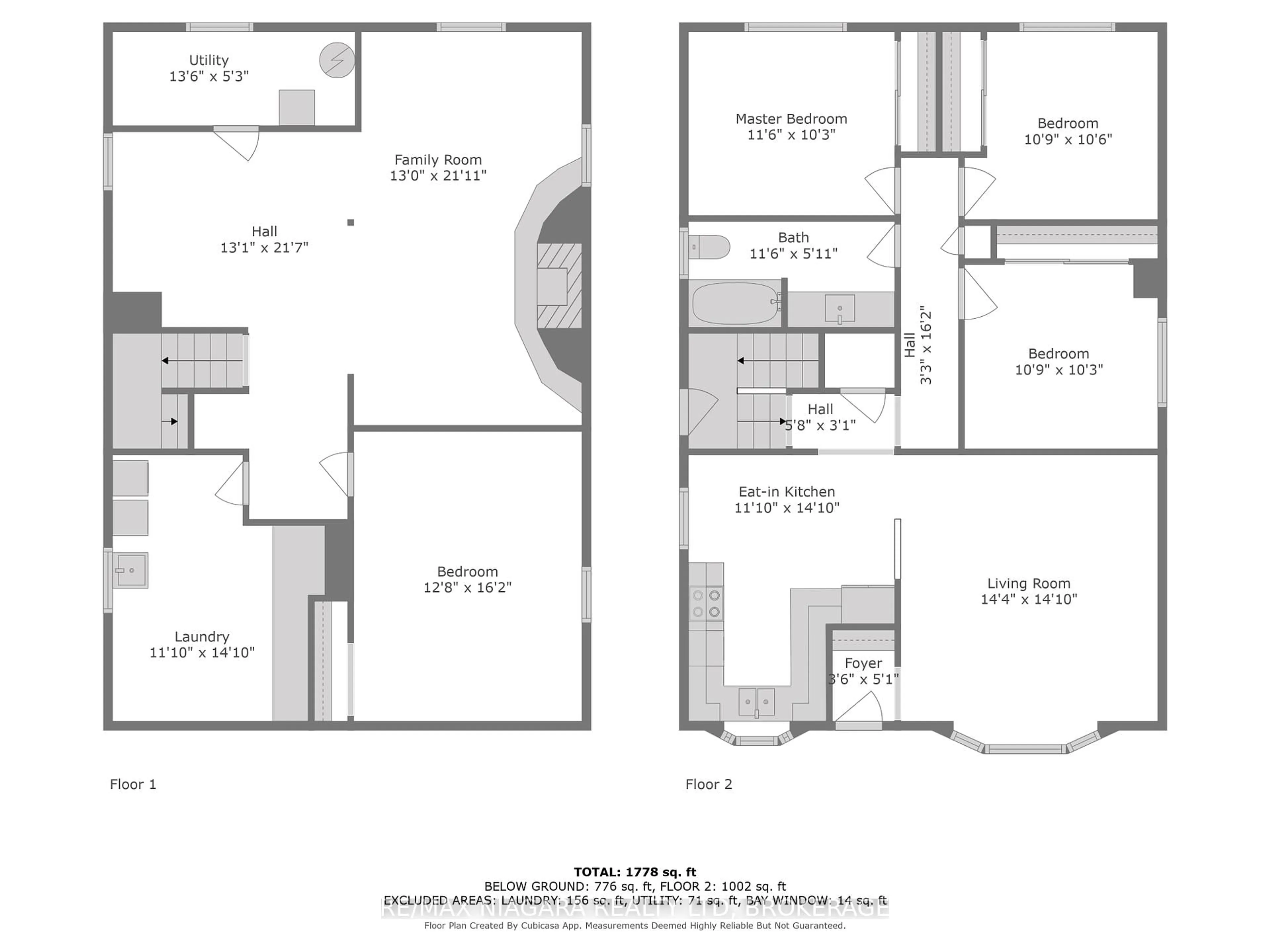 Floor plan for 165 Rosemount Ave, Port Colborne Ontario L3K 5R2