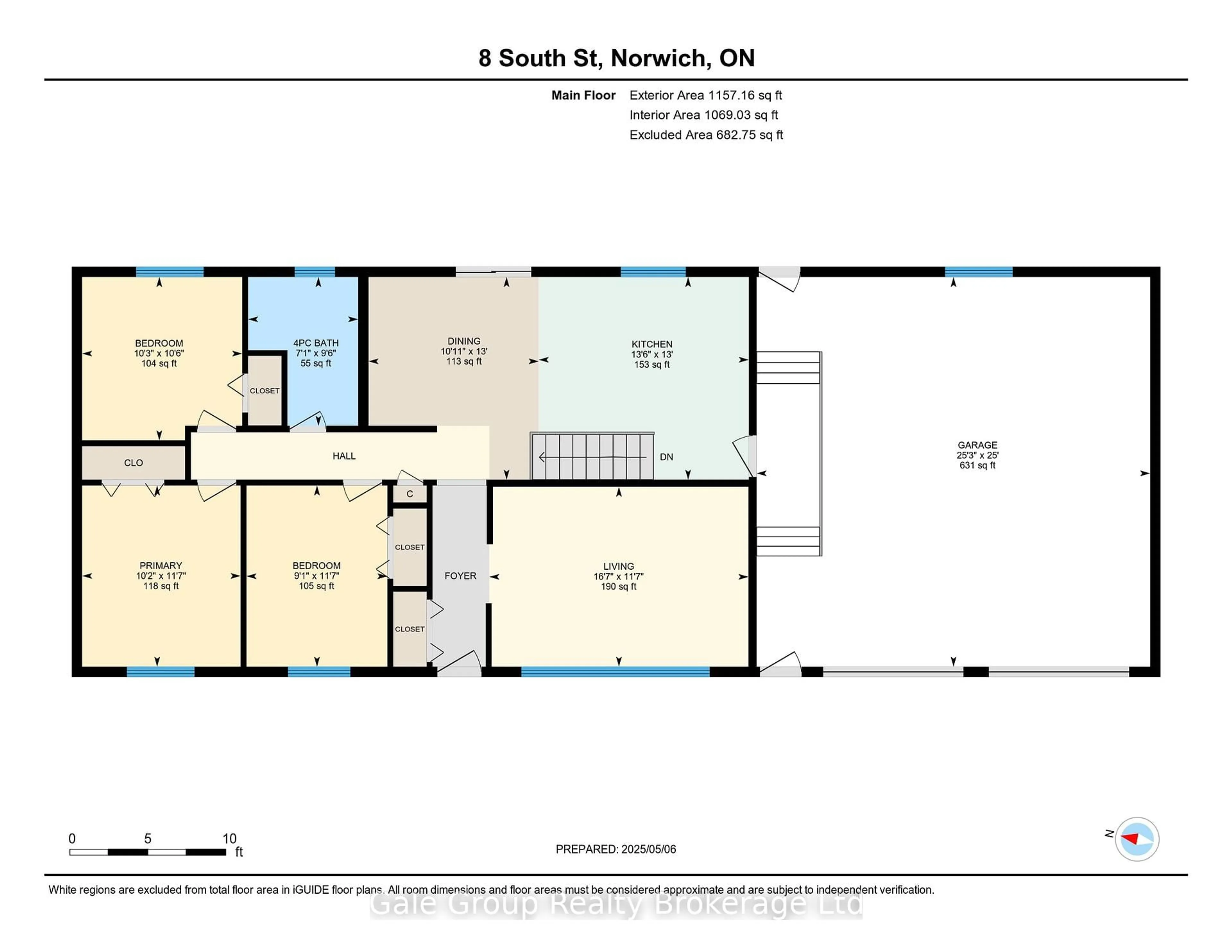 Floor plan for 8 South St, Norwich Ontario N0J 1P0