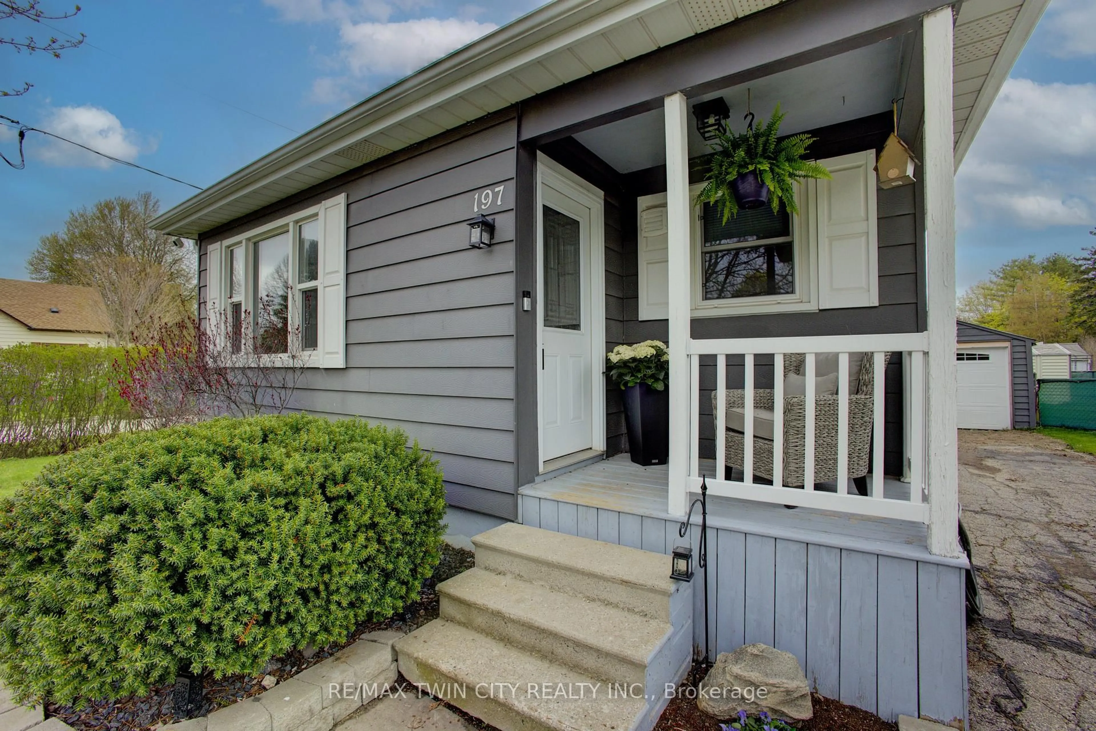 Home with vinyl exterior material, street for 197 Butler St, Woodstock Ontario N4S 3A8