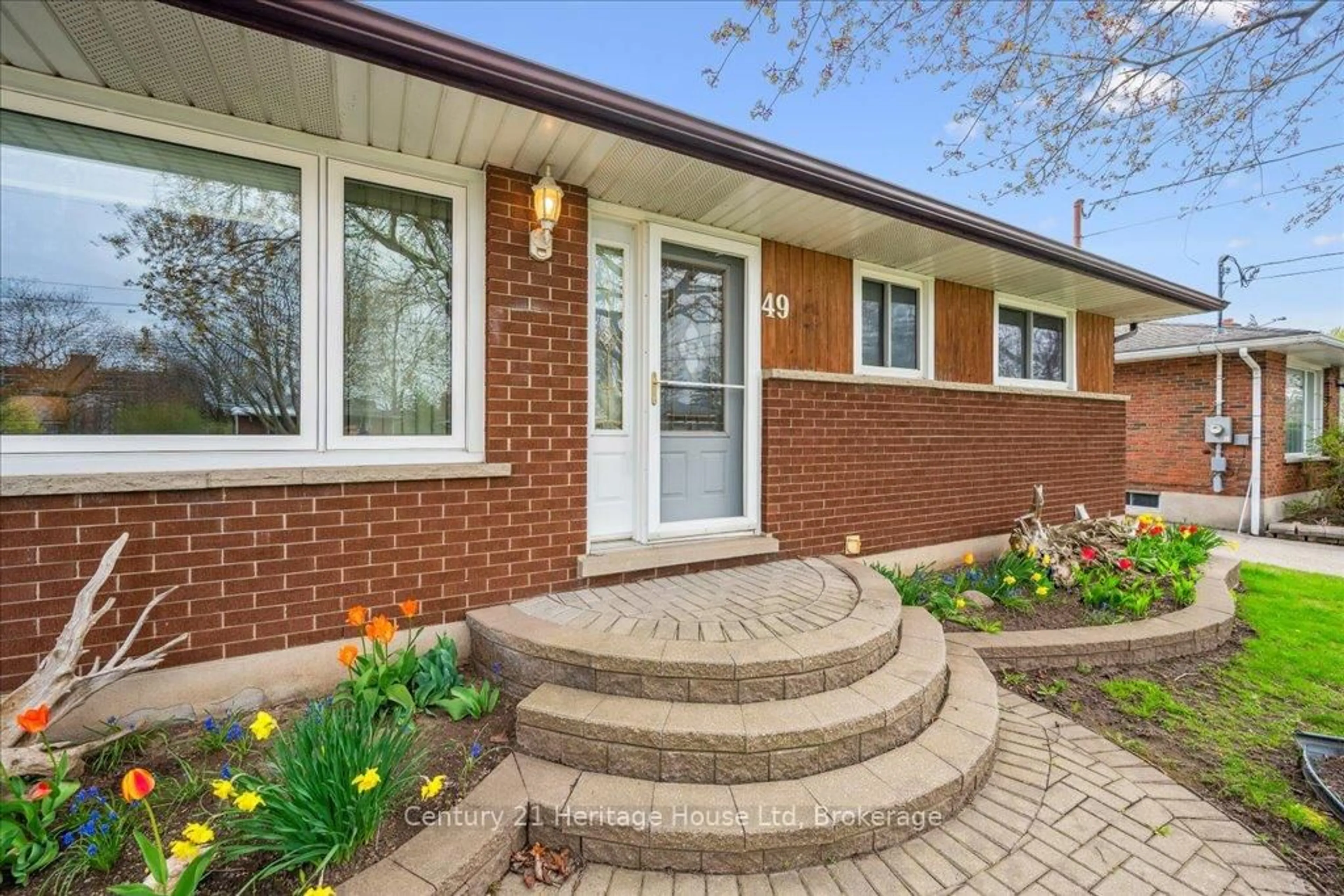 Home with brick exterior material, street for 49 Sleeman Ave, Guelph Ontario N1H 6G3