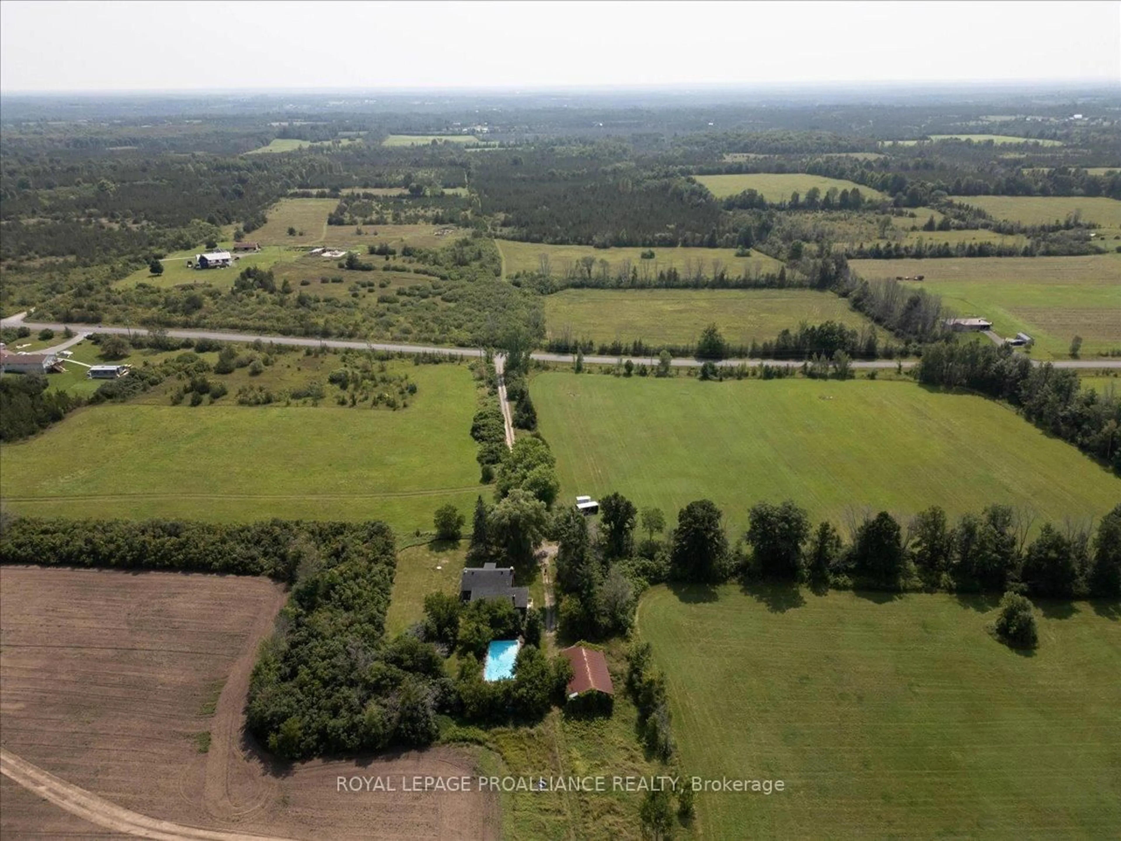 A pic from outside/outdoor area/front of a property/back of a property/a pic from drone, unknown for 2085 Enright Rd, Shannonville Ontario K0K 2N0